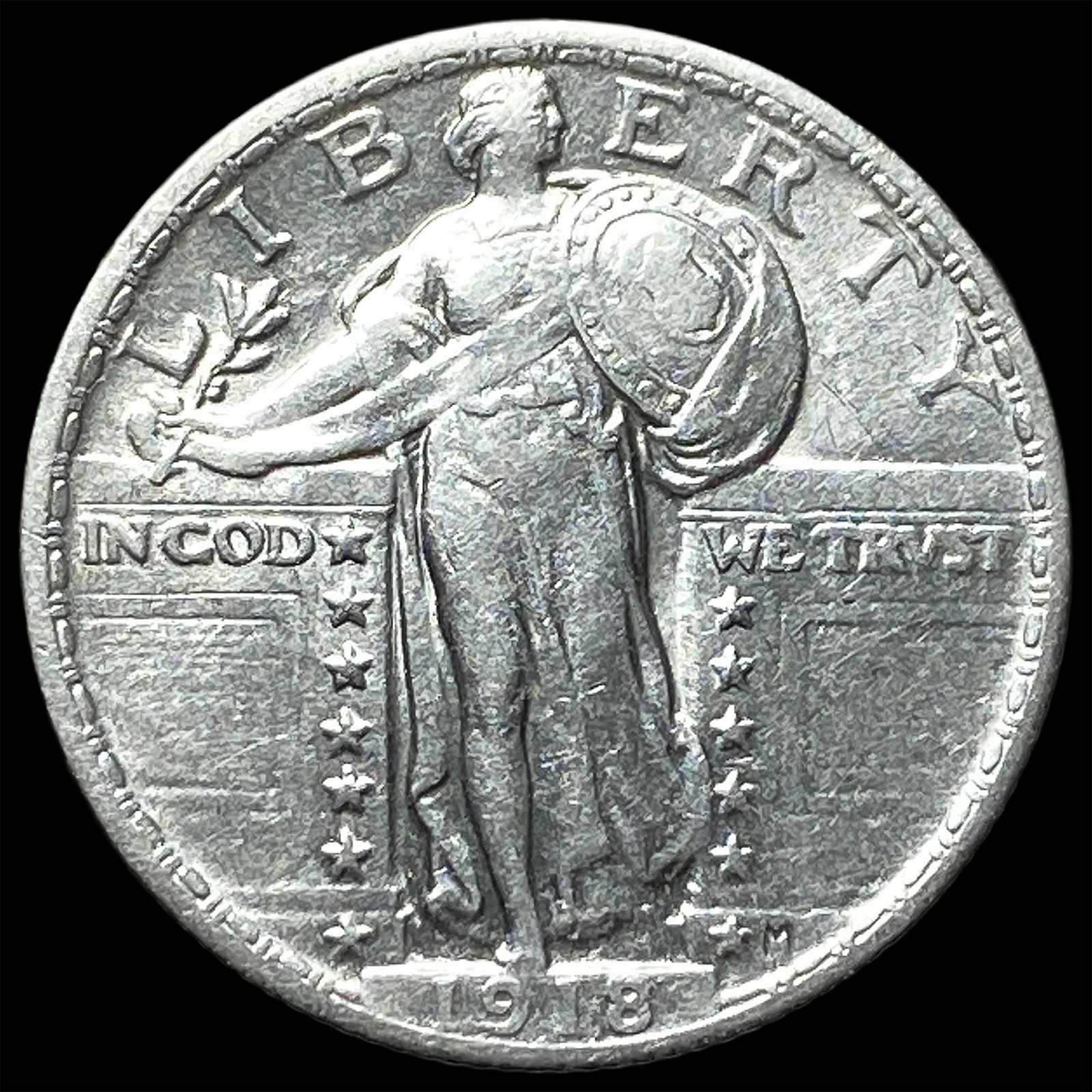 1918 Standing Liberty Quarter CLOSELY UNCIRCULATED (1 of 2)