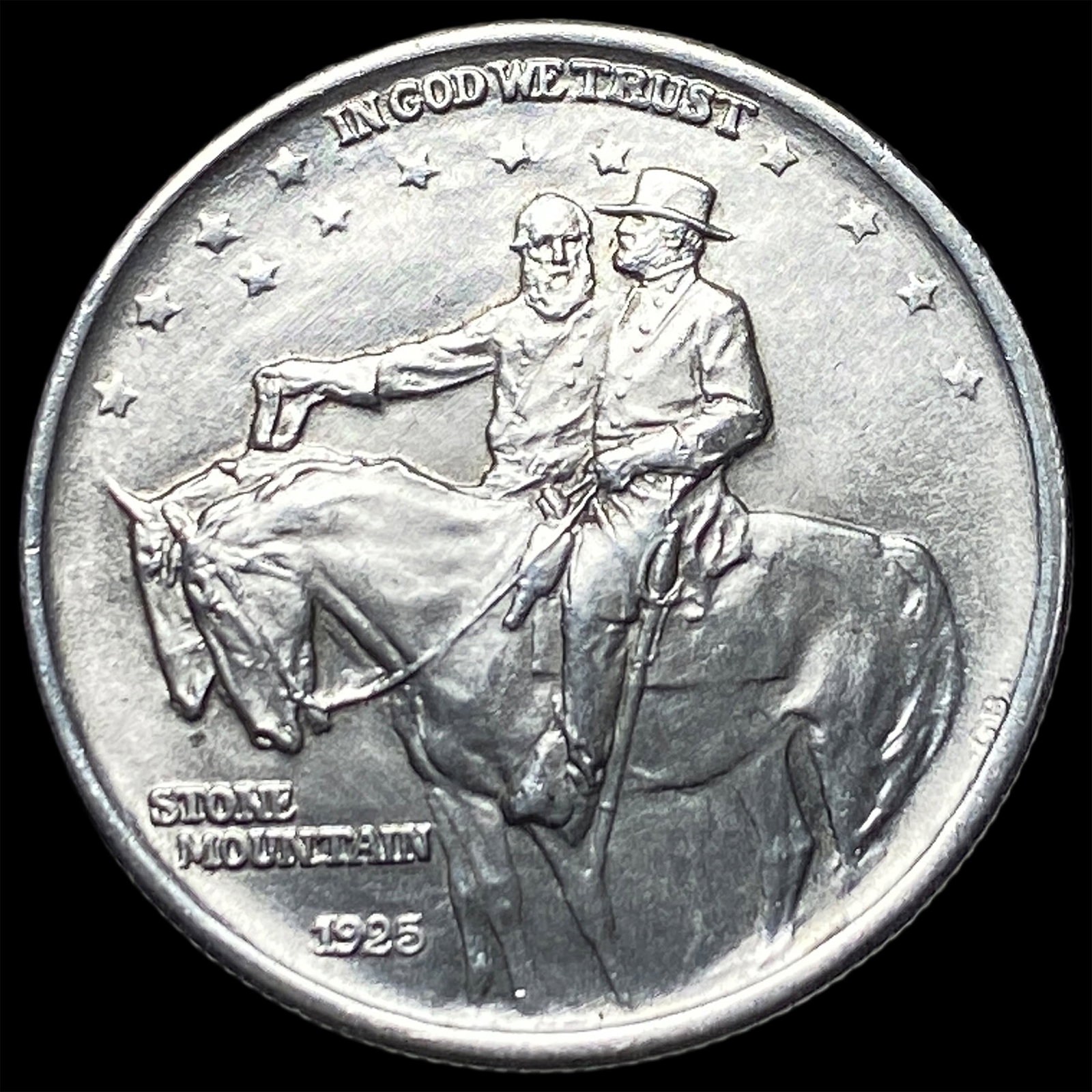 1925 Silver Stone Mountain Half Dollar UNCIRCULATED (1 of 2)