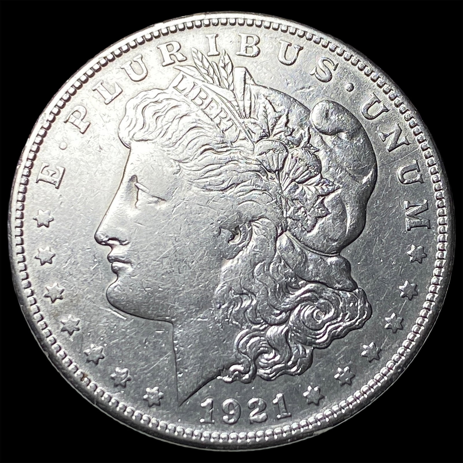 1921-S Silver Morgan Dollar NEARLY UNCIRCULATED (1 of 2)
