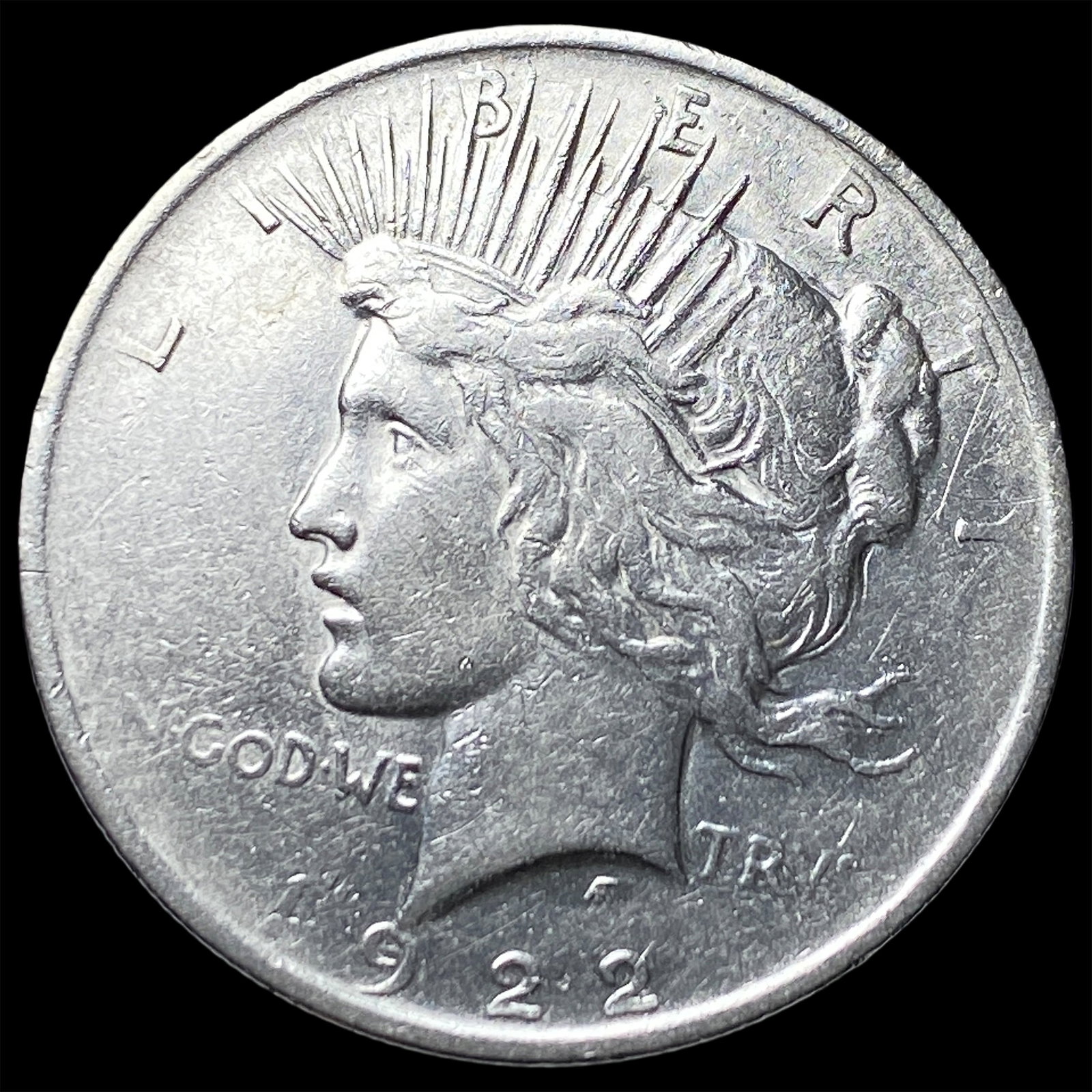 1922 Silver Peace Dollar NEARLY UNCIRCULATED: 1922 Silver Peace Dollar NEARLY UNCIRCULATED