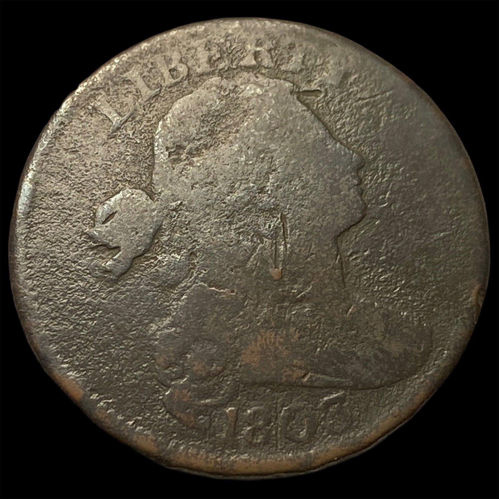 1806 Draped Bust Large Cent NICELY CIRCULATED (1 of 2)