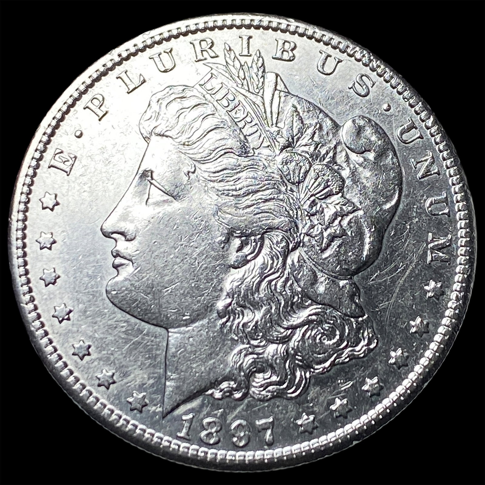 1897-S Silver Morgan Dollar UNCIRCULATED: 1897-S Silver Morgan Dollar UNCIRCULATED
