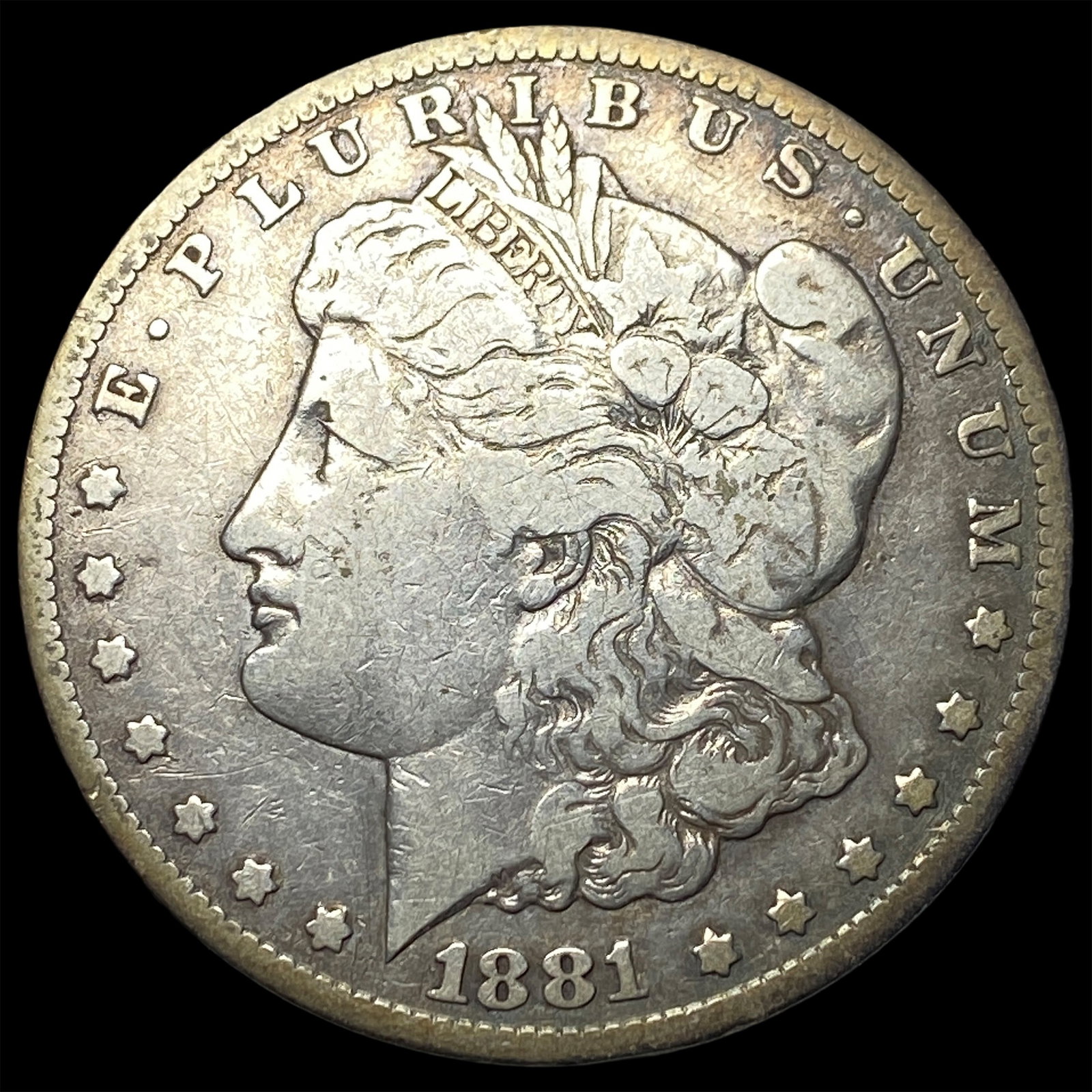 1881-CC Silver Morgan Dollar LIGHTLY CIRCULATED (1 of 2)