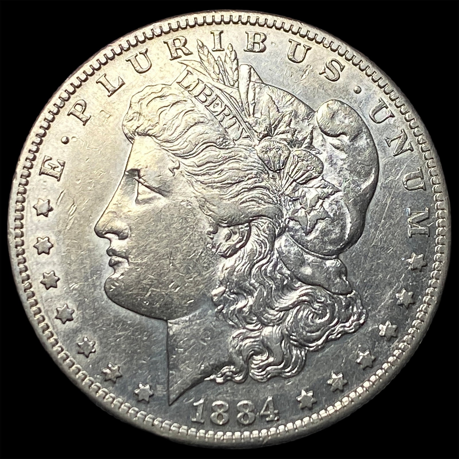 1884 Morgan Silver Dollar CLOSELY UNCIRCULATED: 1884 Morgan Silver Dollar CLOSELY UNCIRCULATED