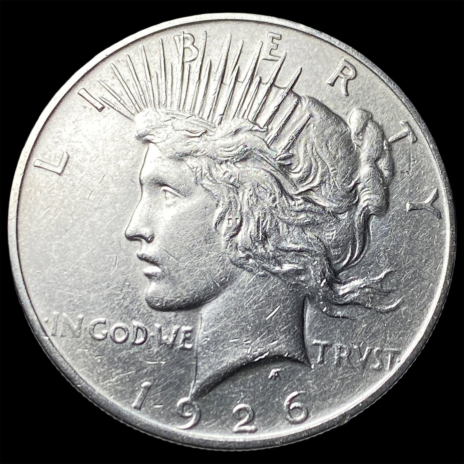 1926 Peace Silver Dollar CLOSELY UNCIRCULATED: 1926 Peace Silver Dollar CLOSELY UNCIRCULATED