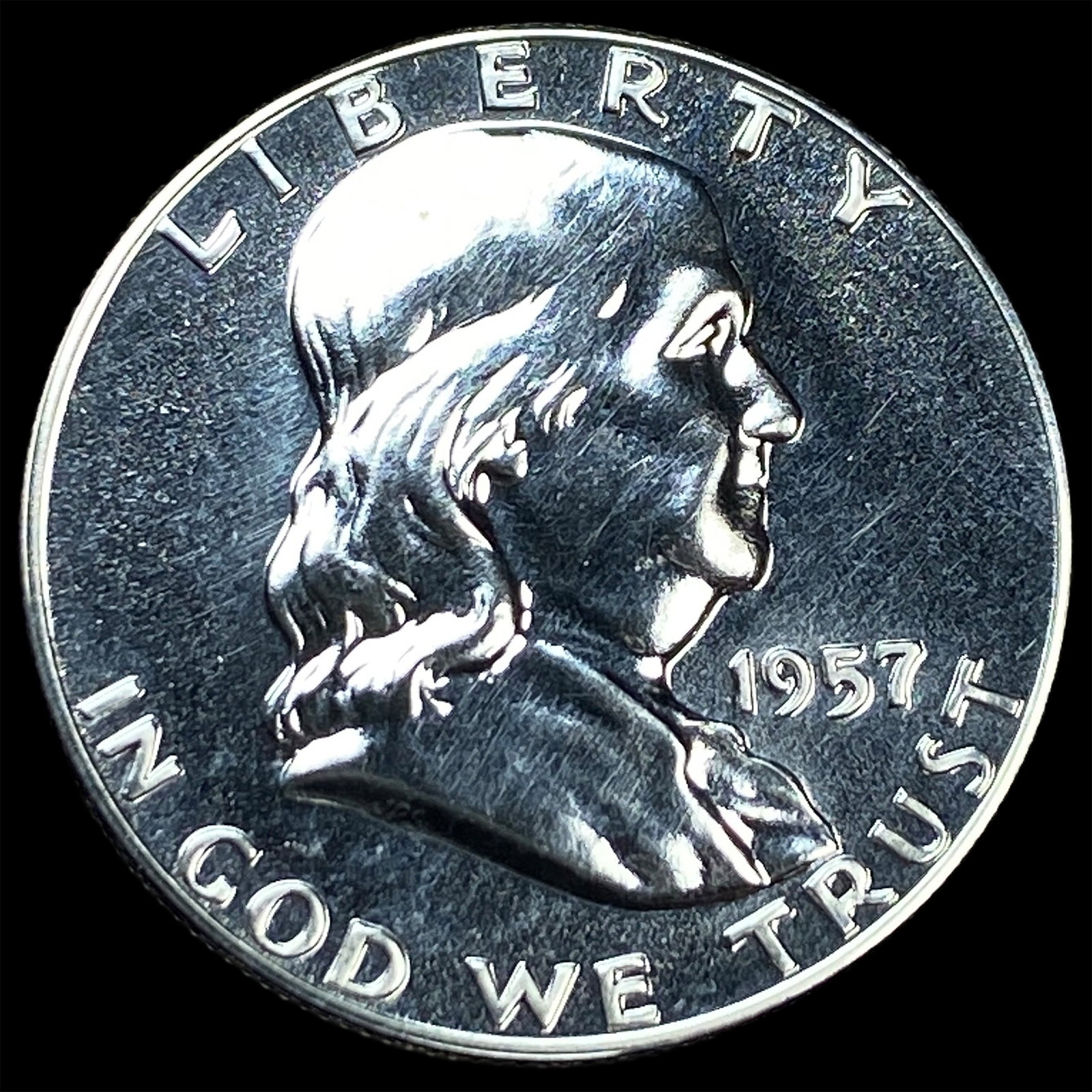1957 Franklin Half Dollar GEM PROOF (1 of 2)