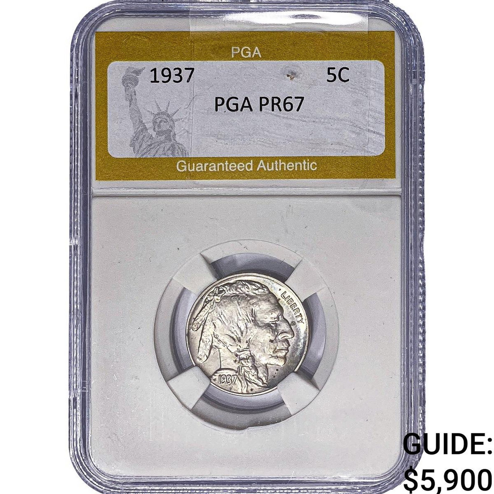 1937 Buffalo Nickel PGA PR67 (1 of 2)