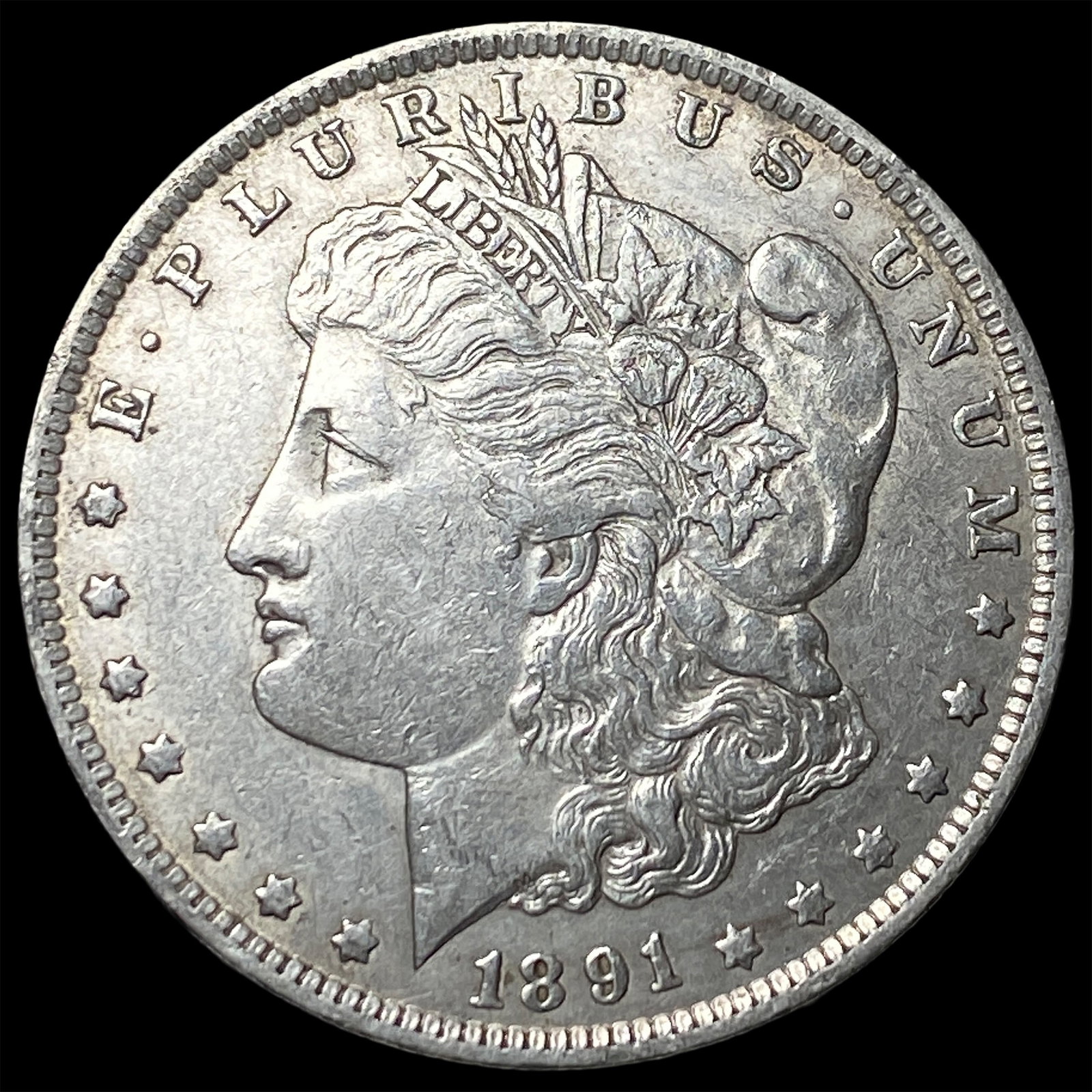 1891-O Silver Morgan Dollar NEARLY UNCIRCULATED: 1891-O Silver Morgan Dollar NEARLY UNCIRCULATED