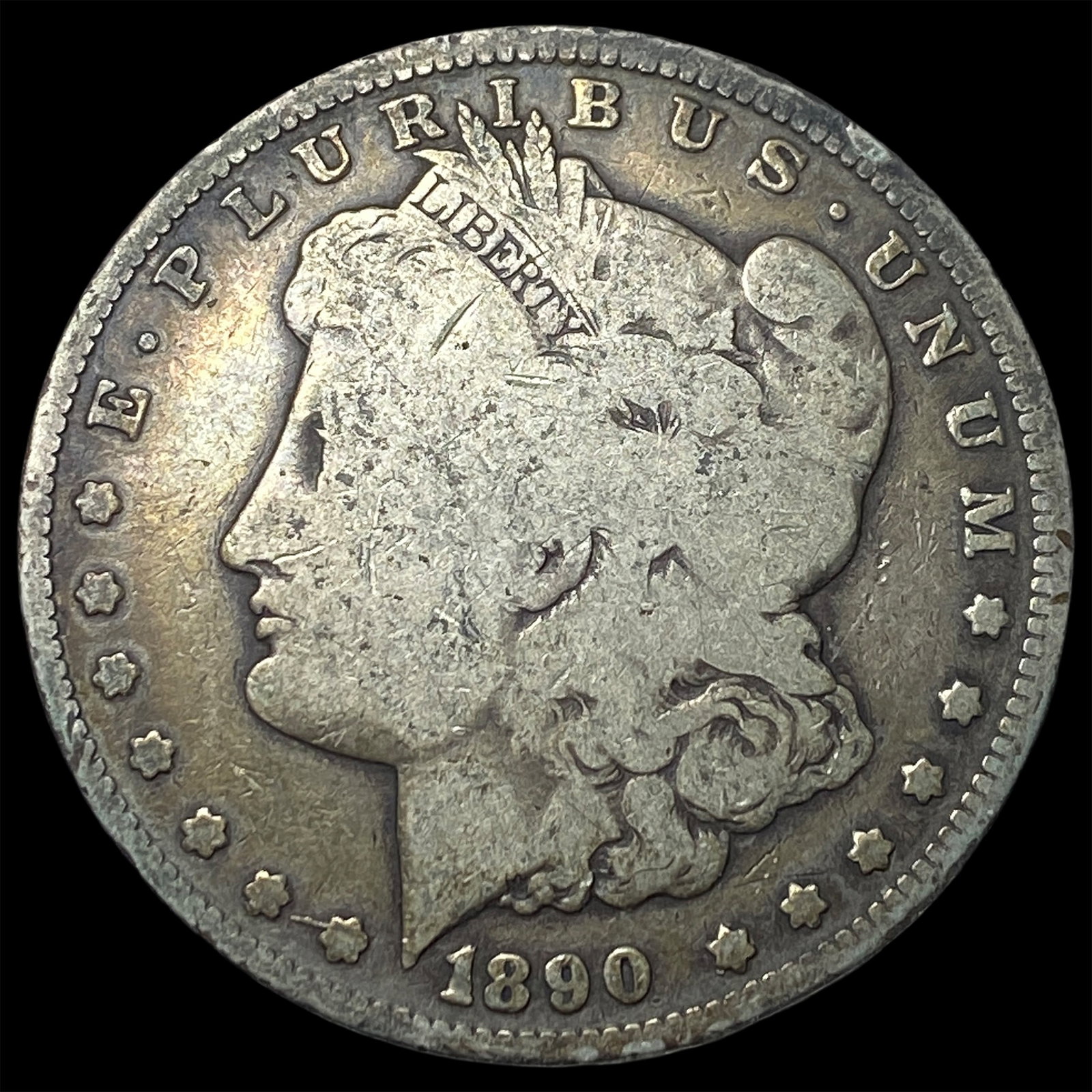 1890-CC Silver Morgan Dollar NICELY CIRCULATED (1 of 2)