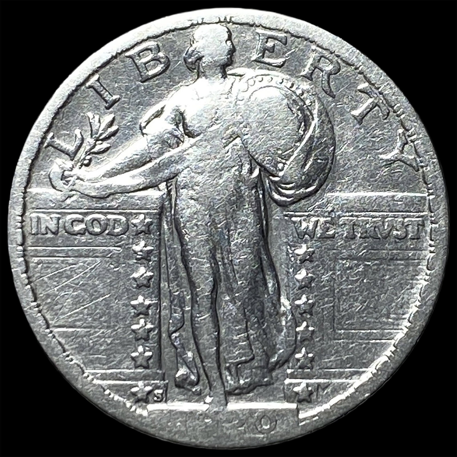 1927-S Standing Liberty Quarter LIGHTLY CIRCULATED (1 of 2)