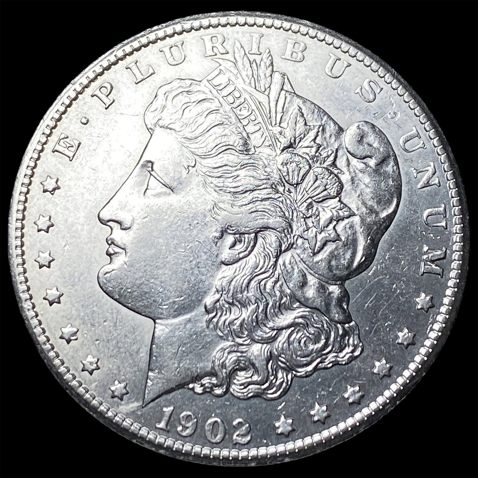 1902-S Silver Morgan Dollar CLOSELY UNCIRCULATED: 1902-S Silver Morgan Dollar CLOSELY UNCIRCULATED