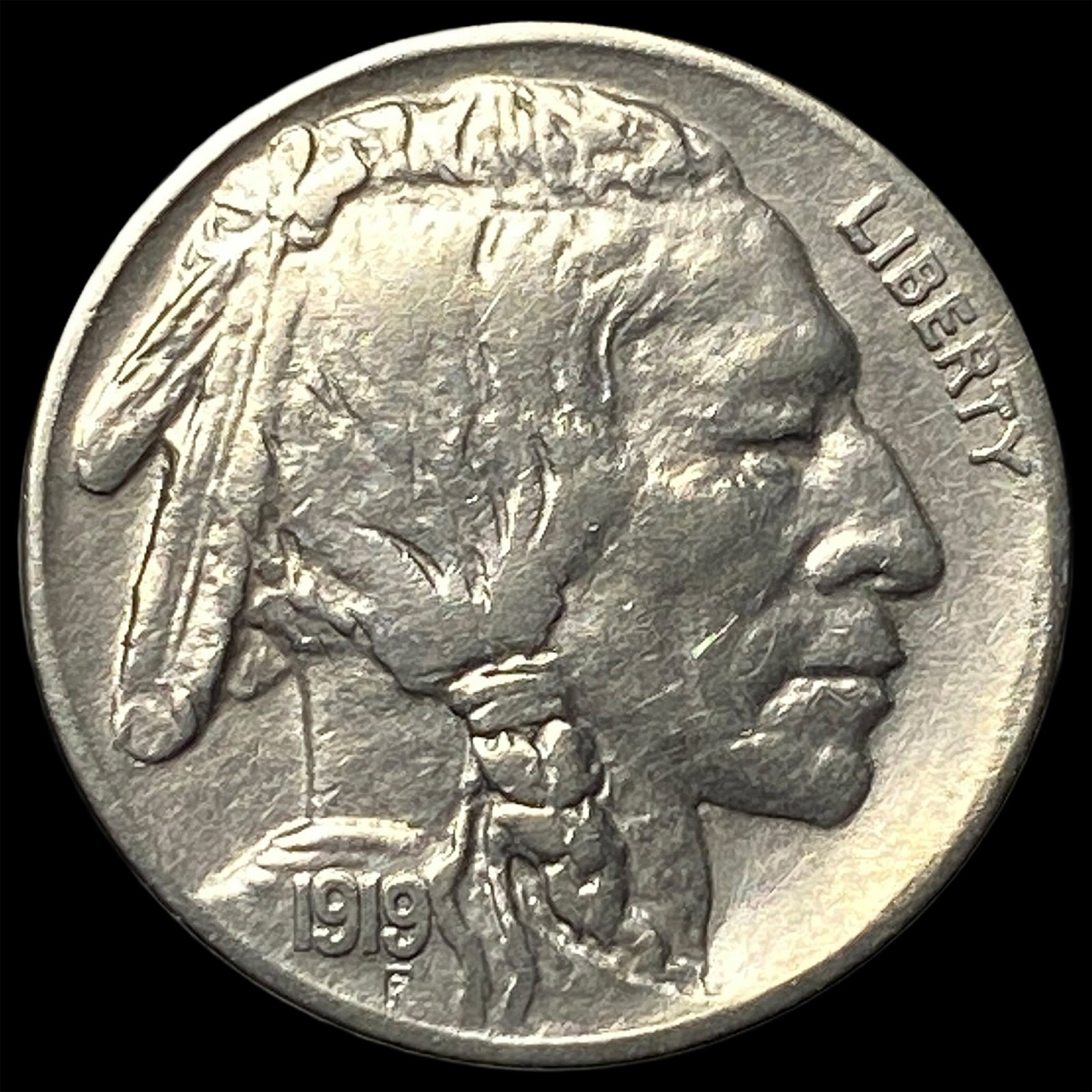 1919-S Buffalo Nickel CLOSELY UNCIRCULATED (1 of 2)