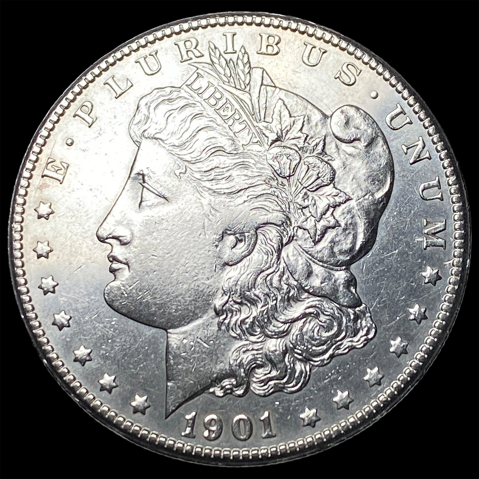 1901-S Silver Morgan Dollar CLOSELY UNCIRCULATED (1 of 2)