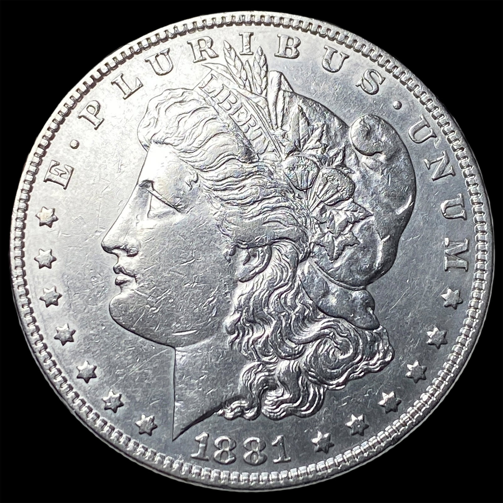 1881-S Silver Morgan Dollar CLOSELY UNCIRCULATED (1 of 2)