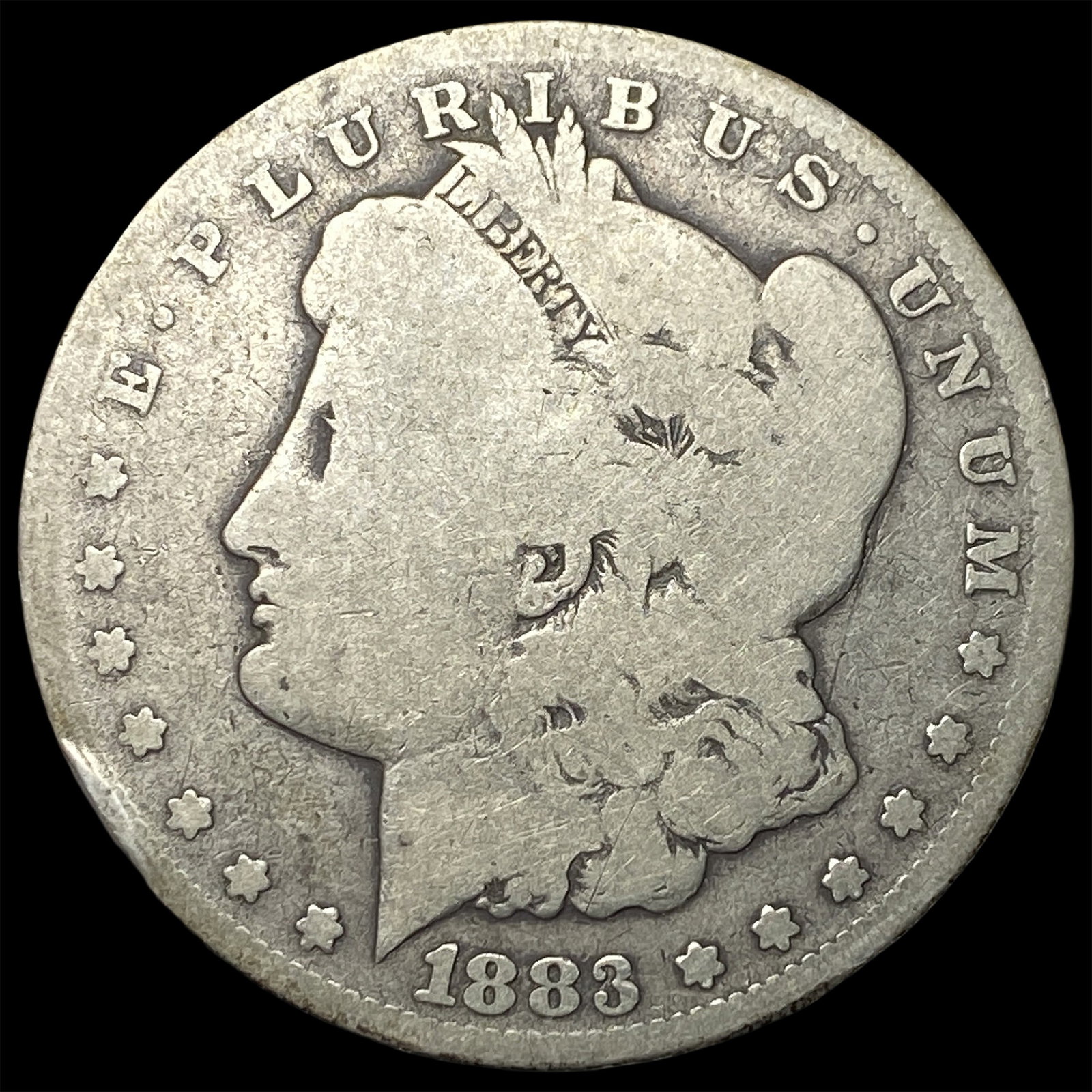 1883-CC Silver Morgan Dollar NICELY CIRCULATED (1 of 2)