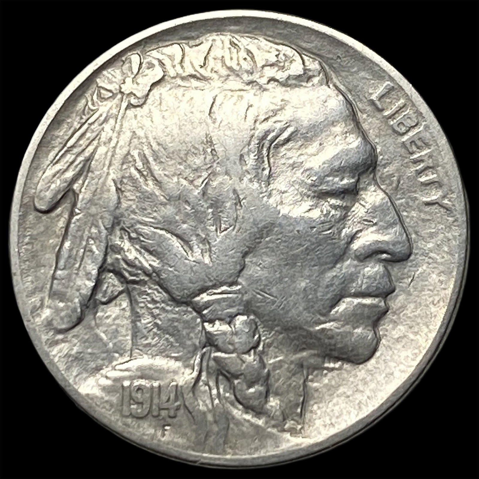 1914-D Buffalo Nickel CLOSELY UNCIRCULATED (1 of 2)
