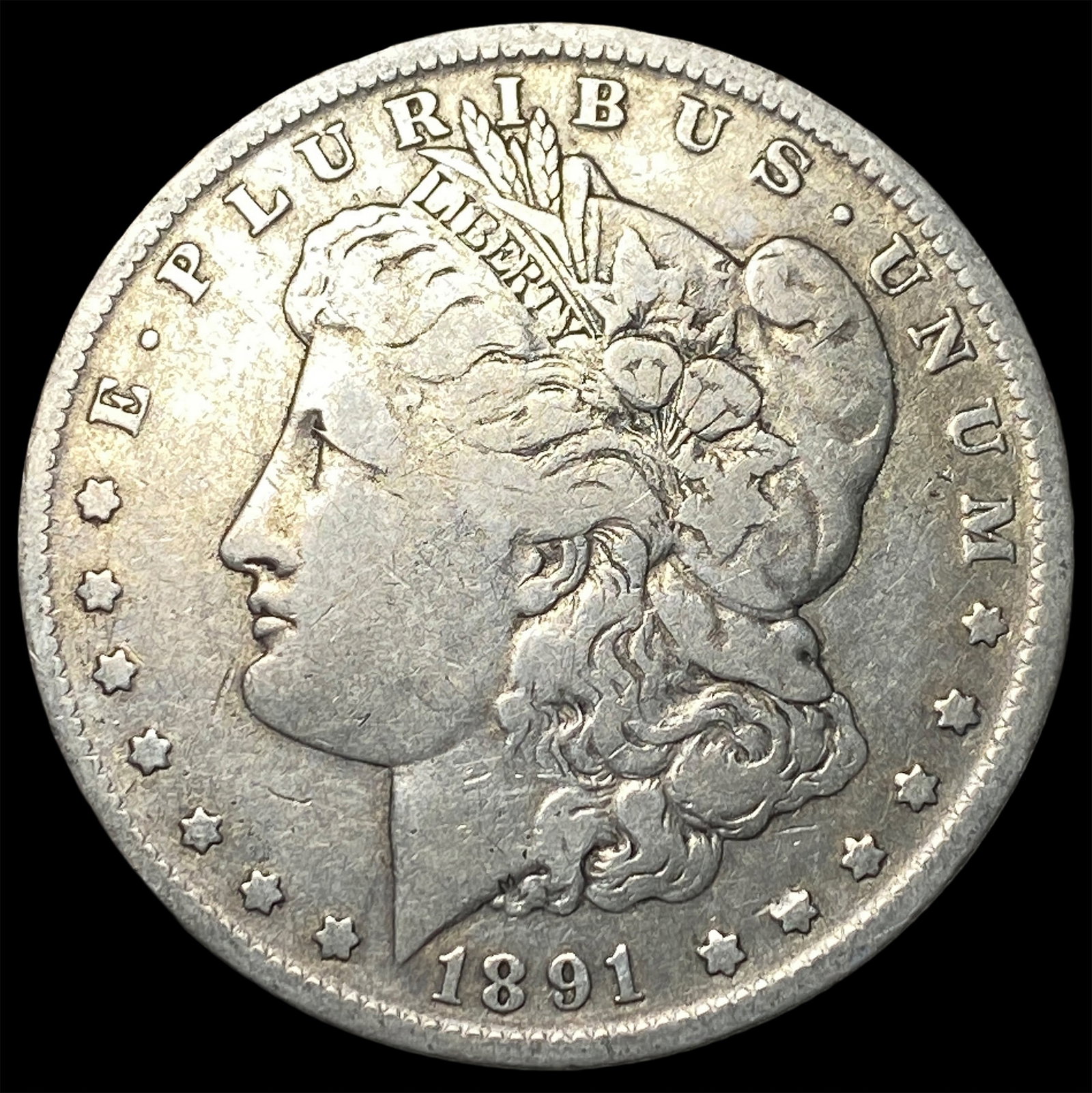 1891-O Silver Morgan Dollar NEARLY UNCIRCULATED: 1891-O Silver Morgan Dollar NEARLY UNCIRCULATED