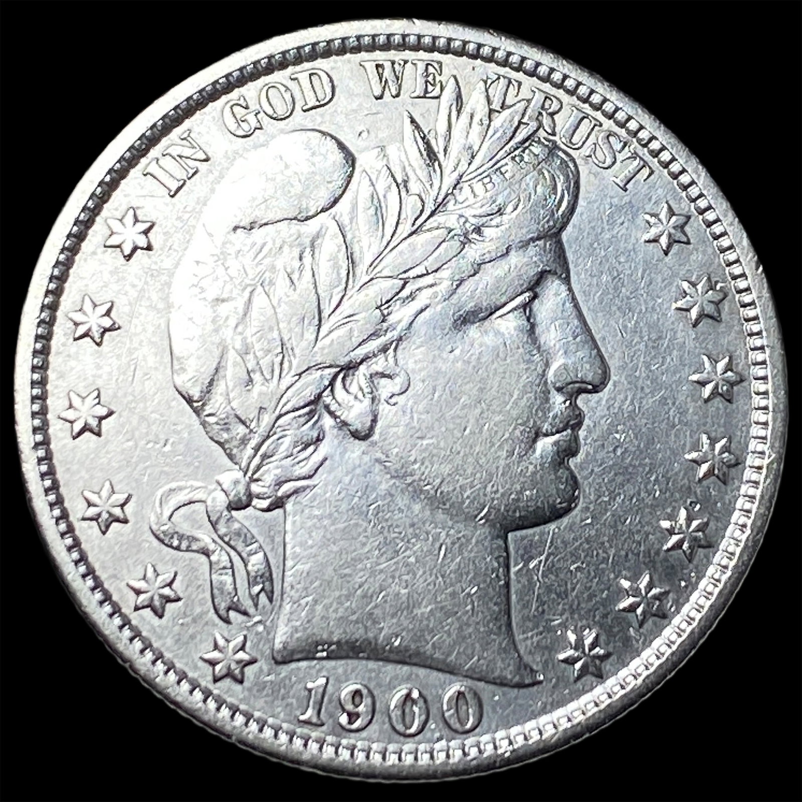 1900 Barber Half Dollar NEARLY UNCIRCULATED (1 of 2)