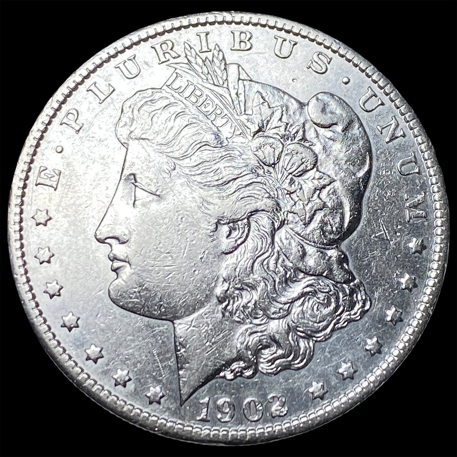 1902 Morgan Silver Dollar CLOSELY UNCIRCULATED (1 of 2)