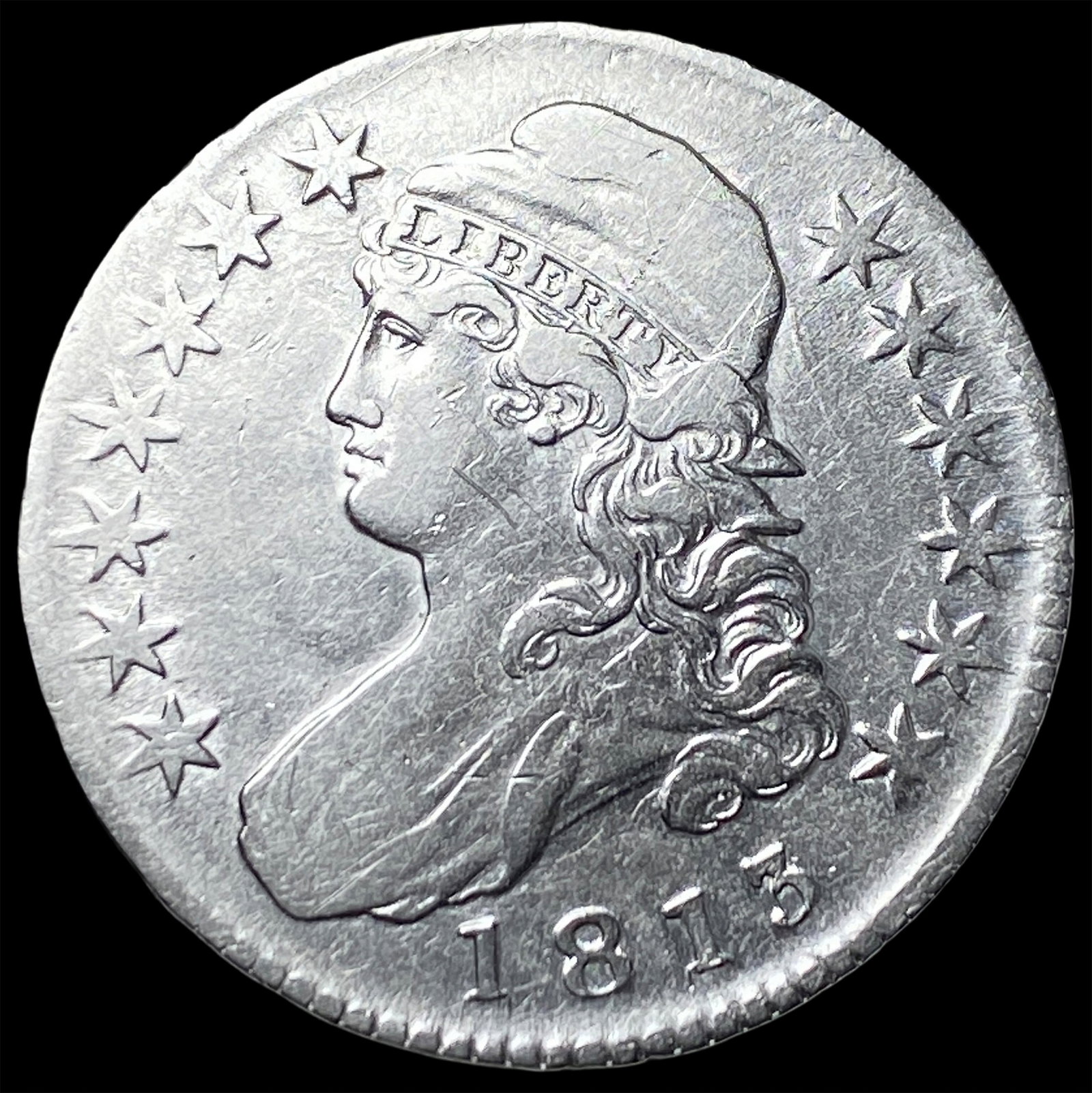 1813 Capped Bust Half Dollar CLOSELY UNCIRCULATED (1 of 2)