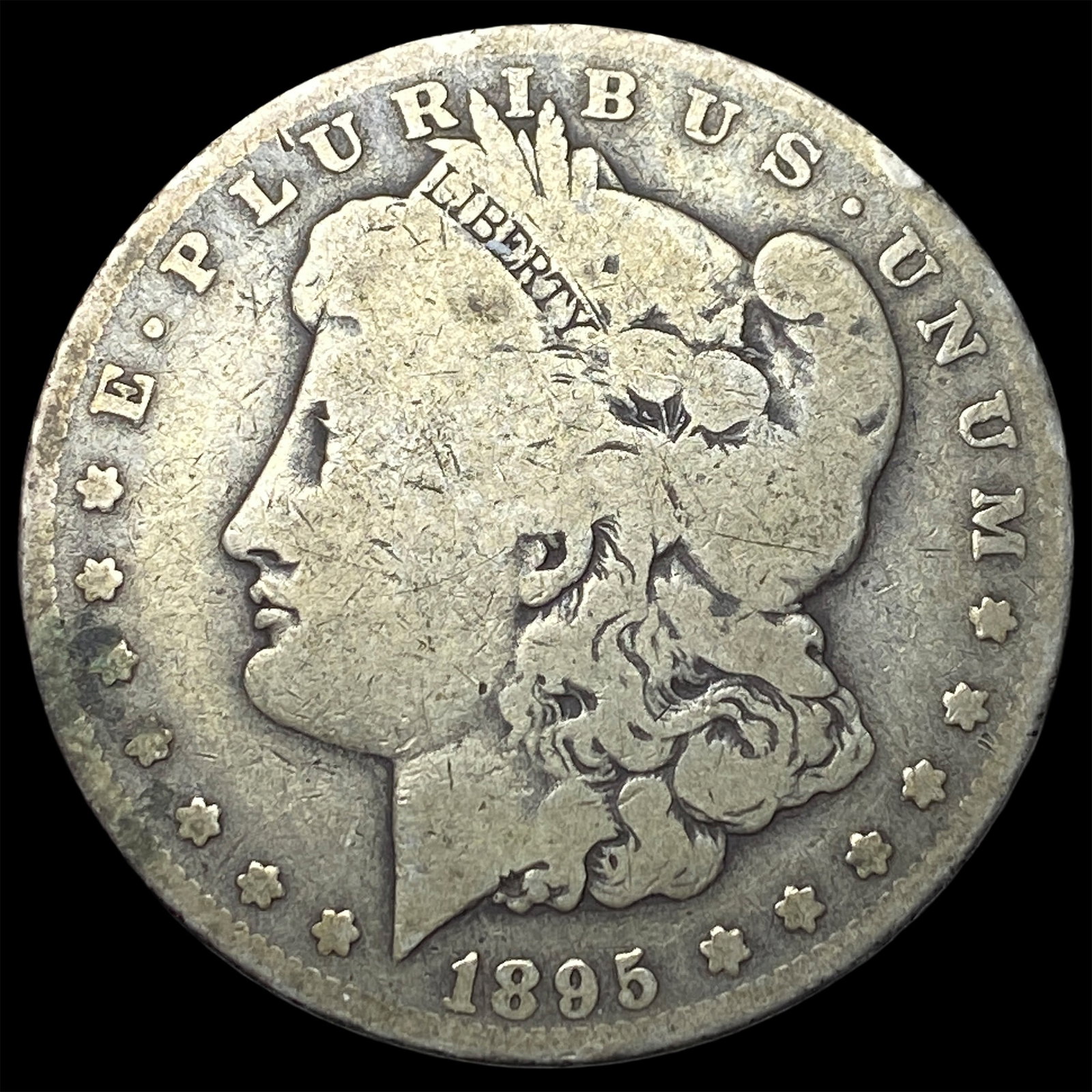 1895-O Silver Morgan Dollar NICELY CIRCULATED (1 of 2)