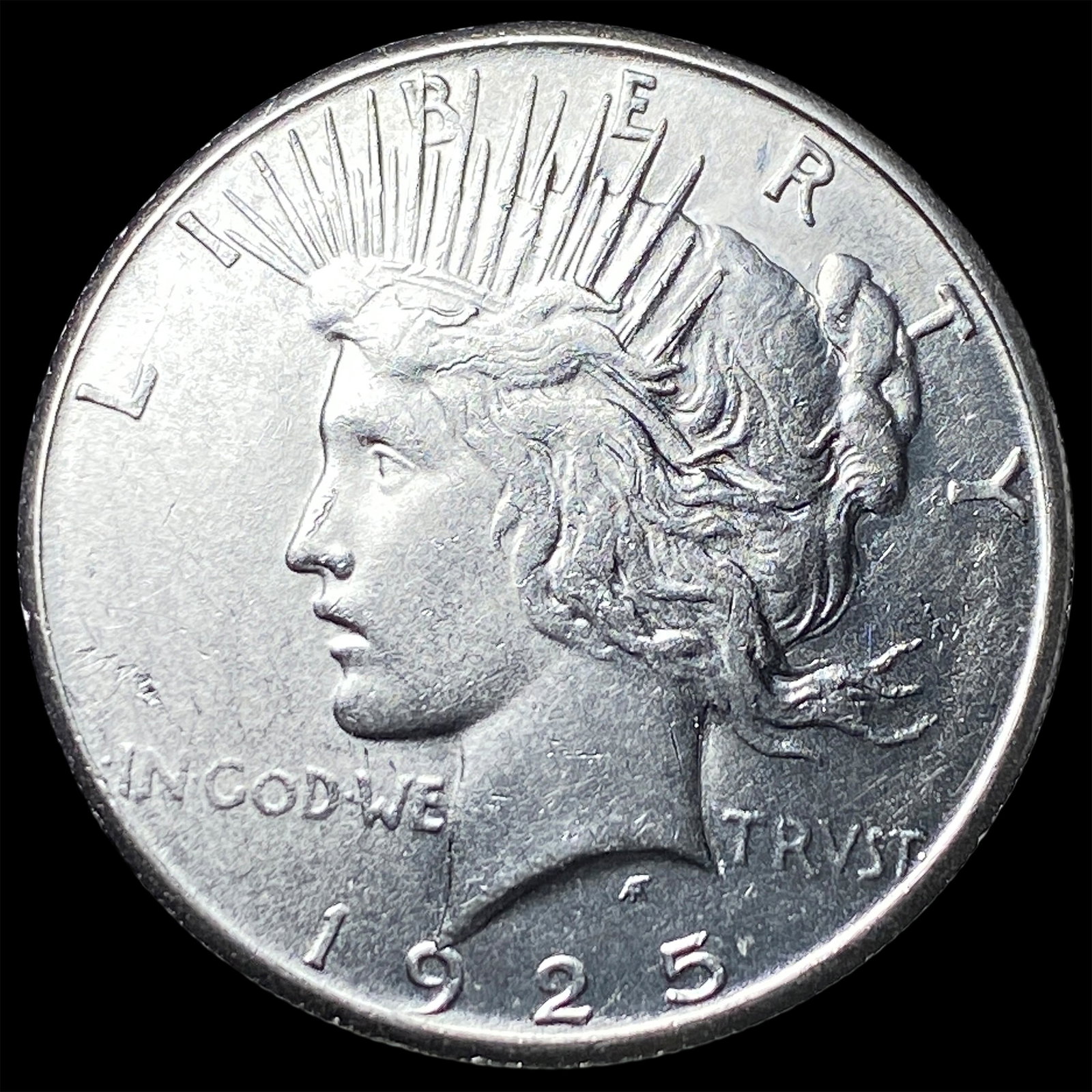 1925 Silver Peace Dollar CLOSELY UNCIRCULATED: 1925 Silver Peace Dollar CLOSELY UNCIRCULATED