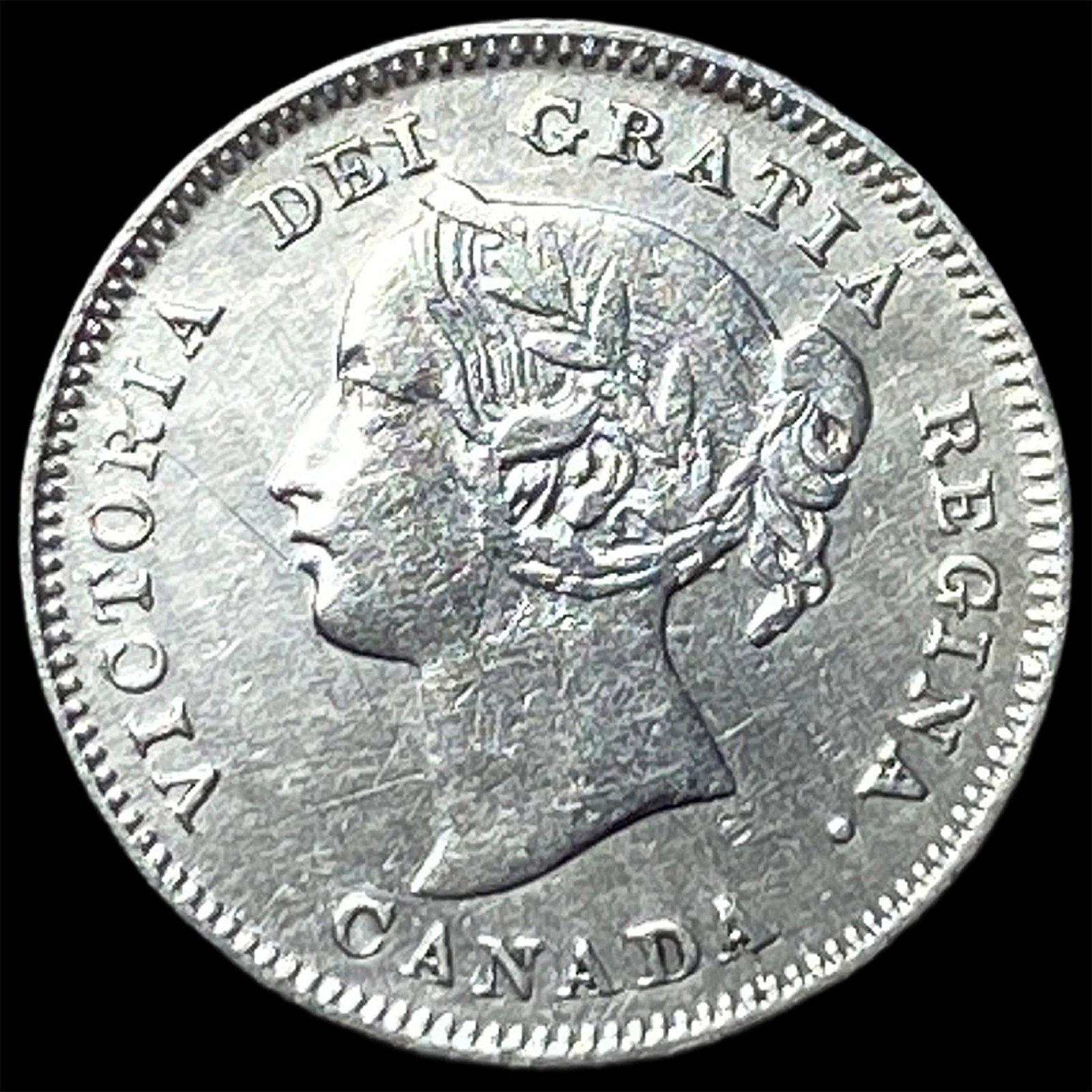 1901 Canada Silver 5 Cents NEARLY UNCIRCULATED (1 of 2)