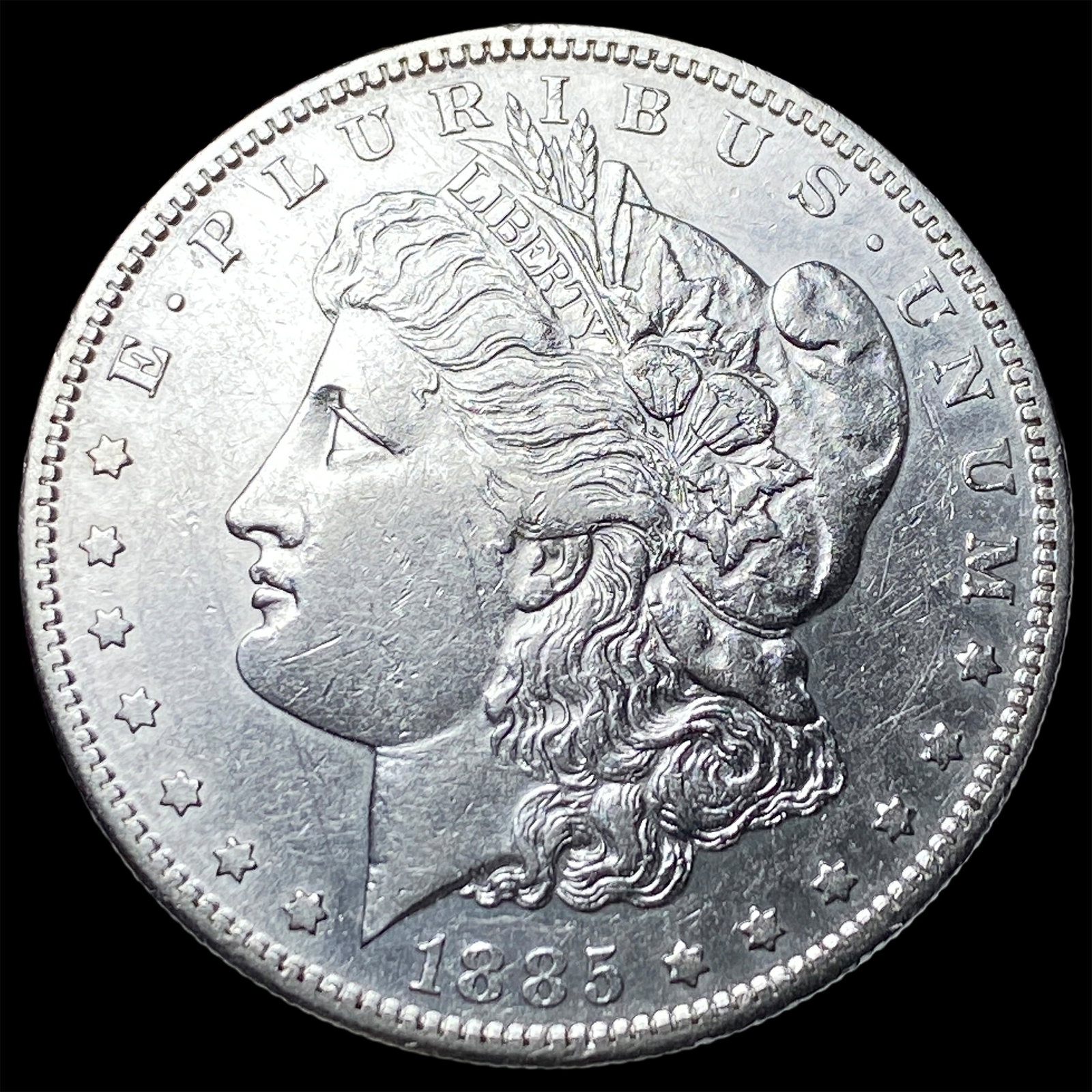 1885 Morgan Silver Dollar CLOSELY UNCIRCULATED: 1885 Morgan Silver Dollar CLOSELY UNCIRCULATED