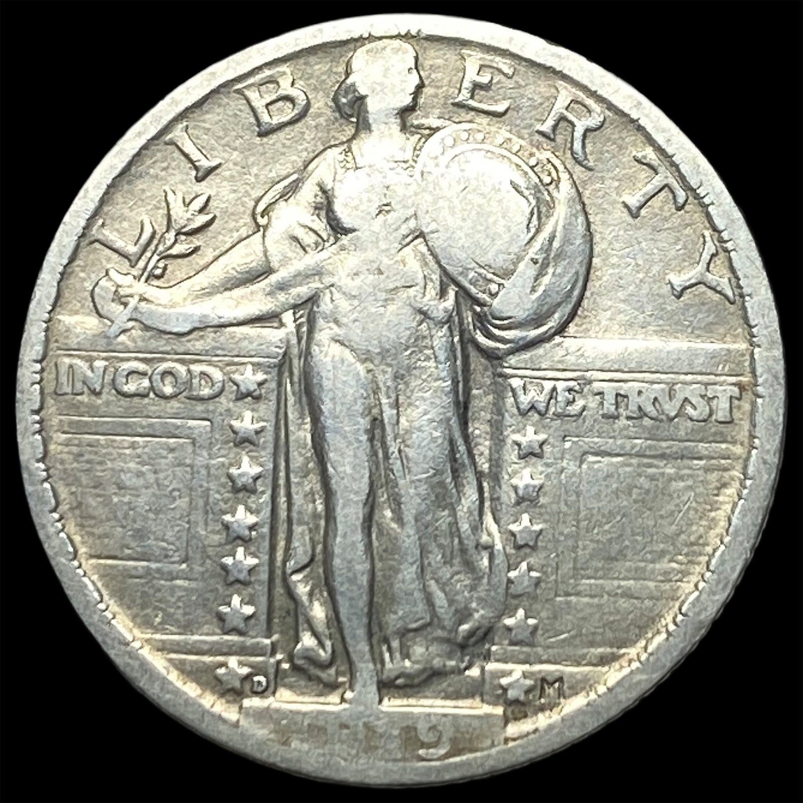 1929-D Standing Liberty Quarter LIGHTLY CIRCULATED (1 of 2)