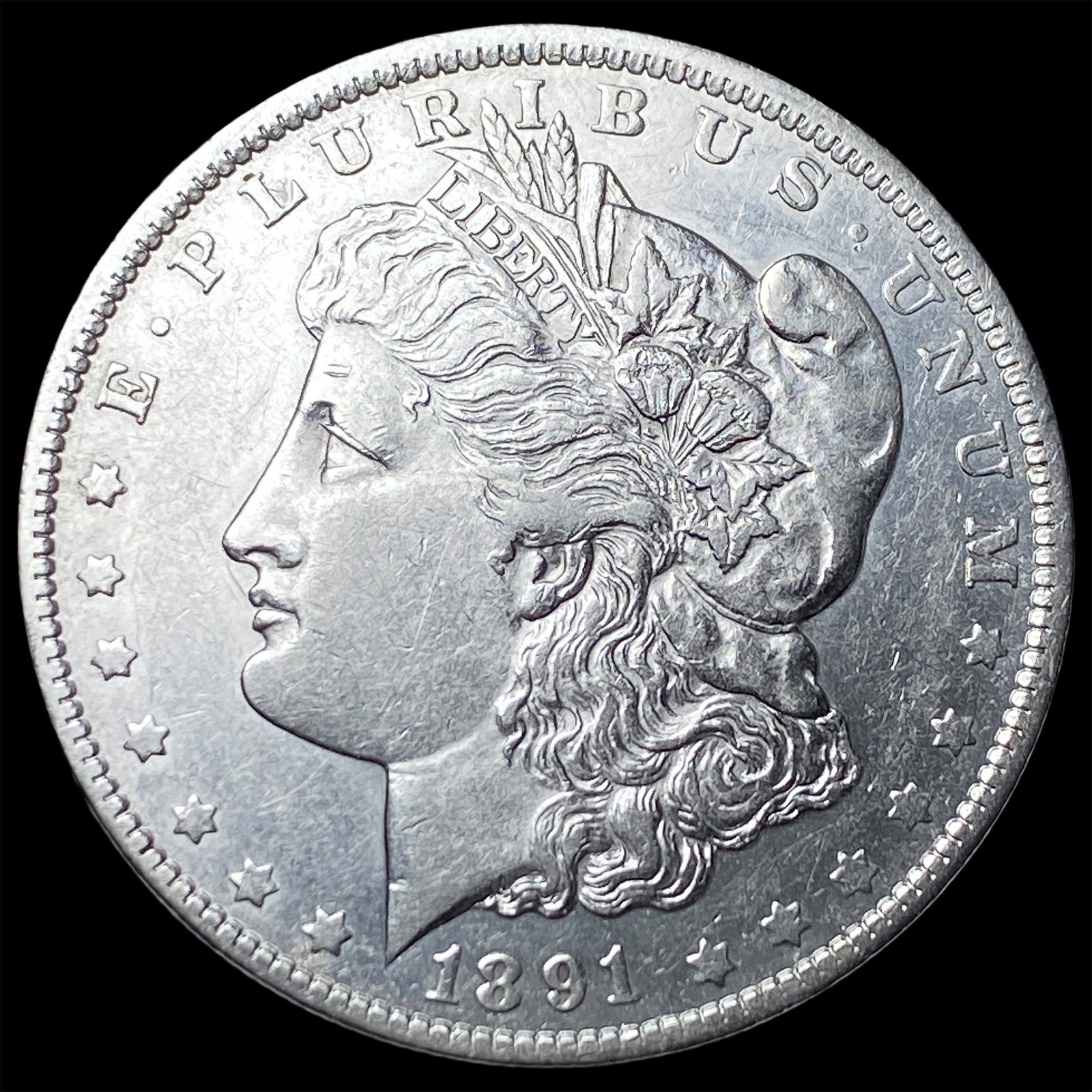 1891-O Silver Morgan Dollar CLOSELY UNCIRCULATED (1 of 2)
