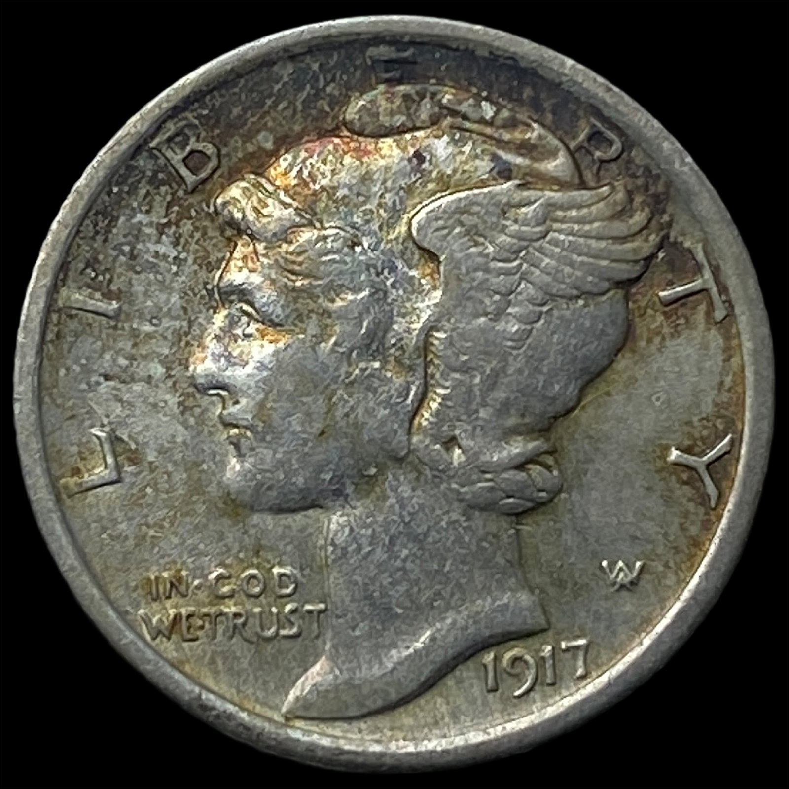 1917 Mercury Dime CHOICE AU (1 of 2)