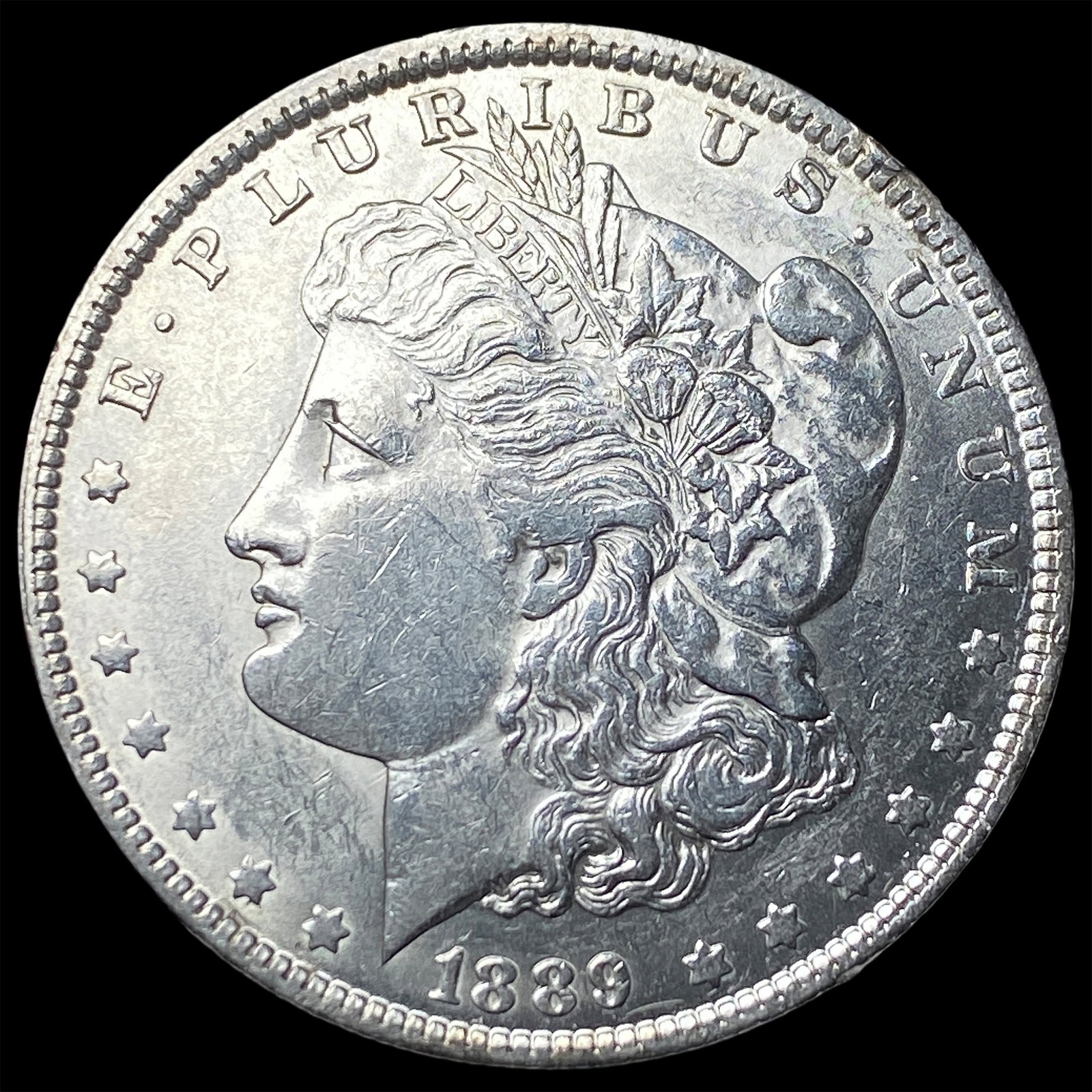 1889 Morgan Silver Dollar CLOSELY UNCIRCULATED: 1889 Morgan Silver Dollar CLOSELY UNCIRCULATED