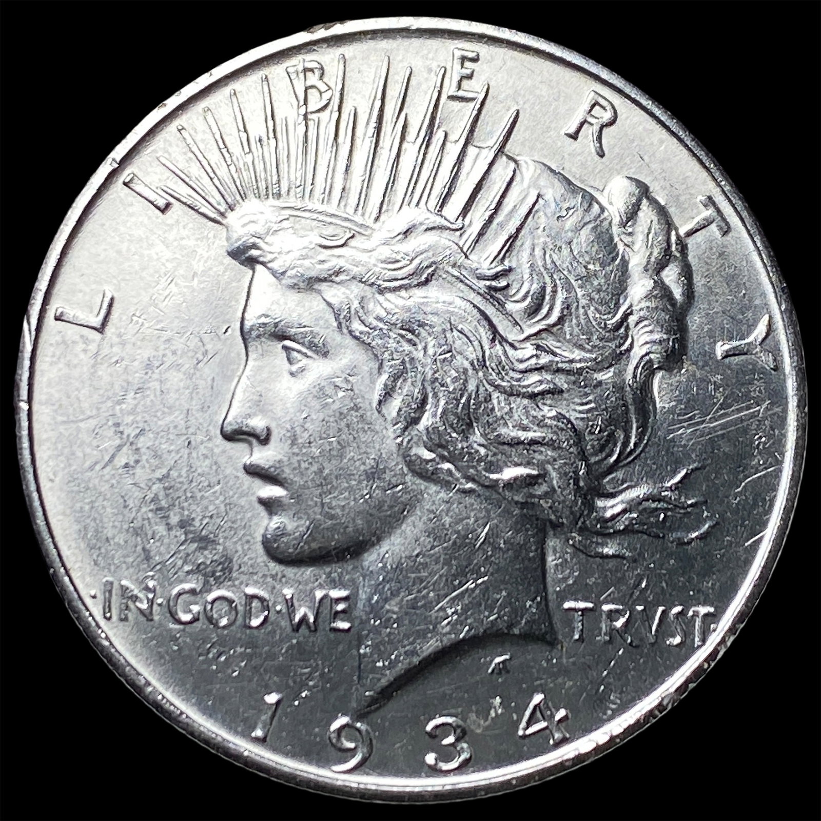 1934 Silver Peace Dollar UNCIRCULATED: 1934 Silver Peace Dollar UNCIRCULATED