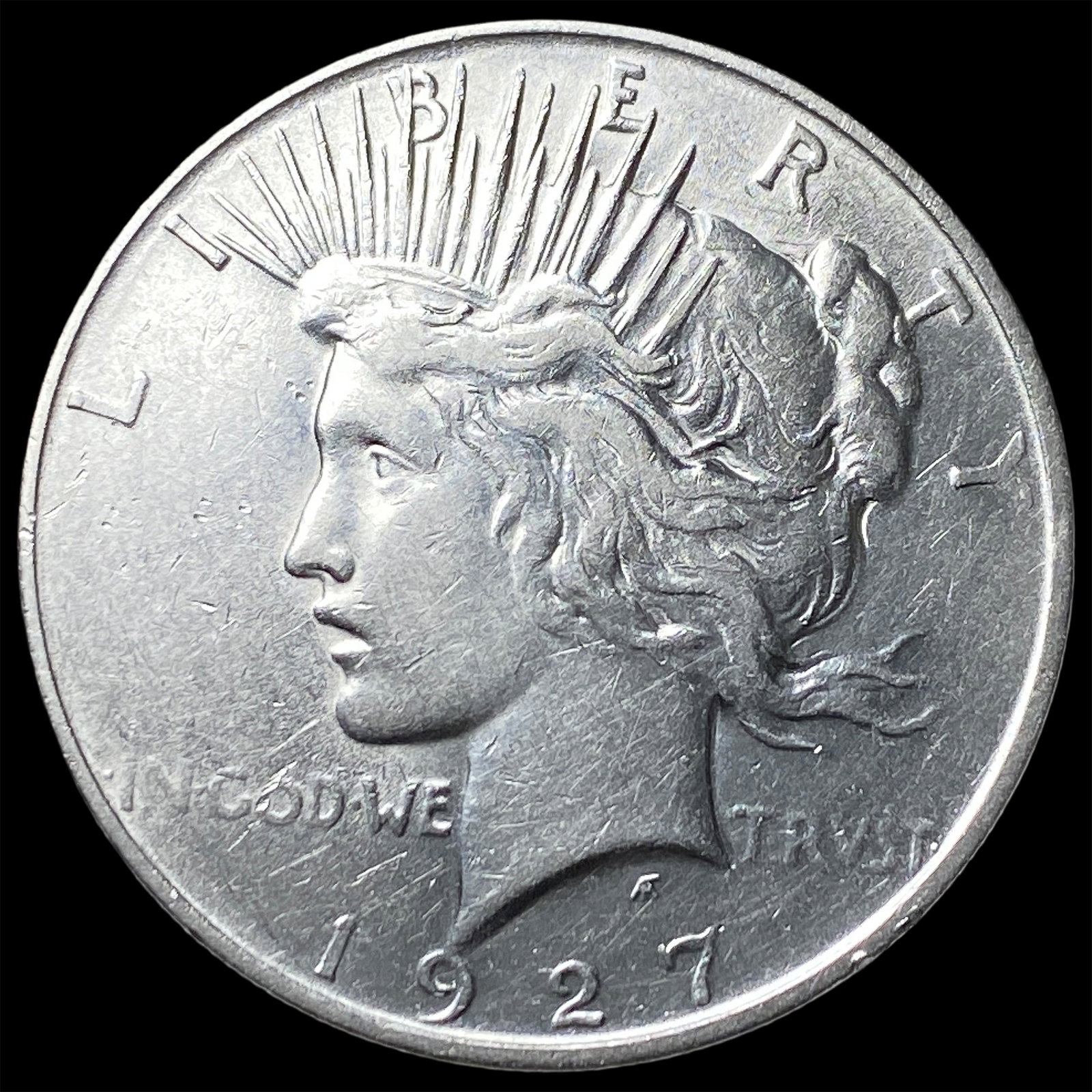 1927 Silver Peace Dollar CLOSELY UNCIRCULATED: 1927 Silver Peace Dollar CLOSELY UNCIRCULATED