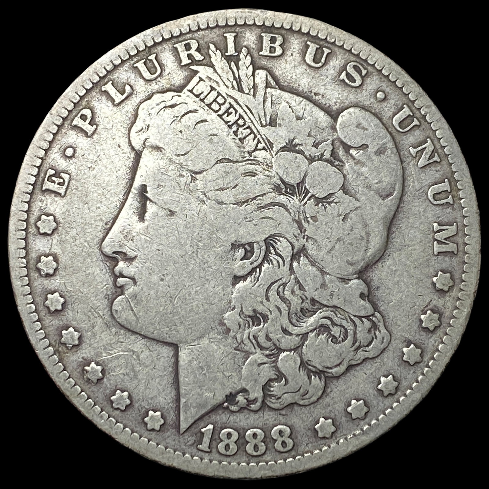1888-O Silver Morgan Dollar LIGHTLY CIRCULATED (1 of 2)