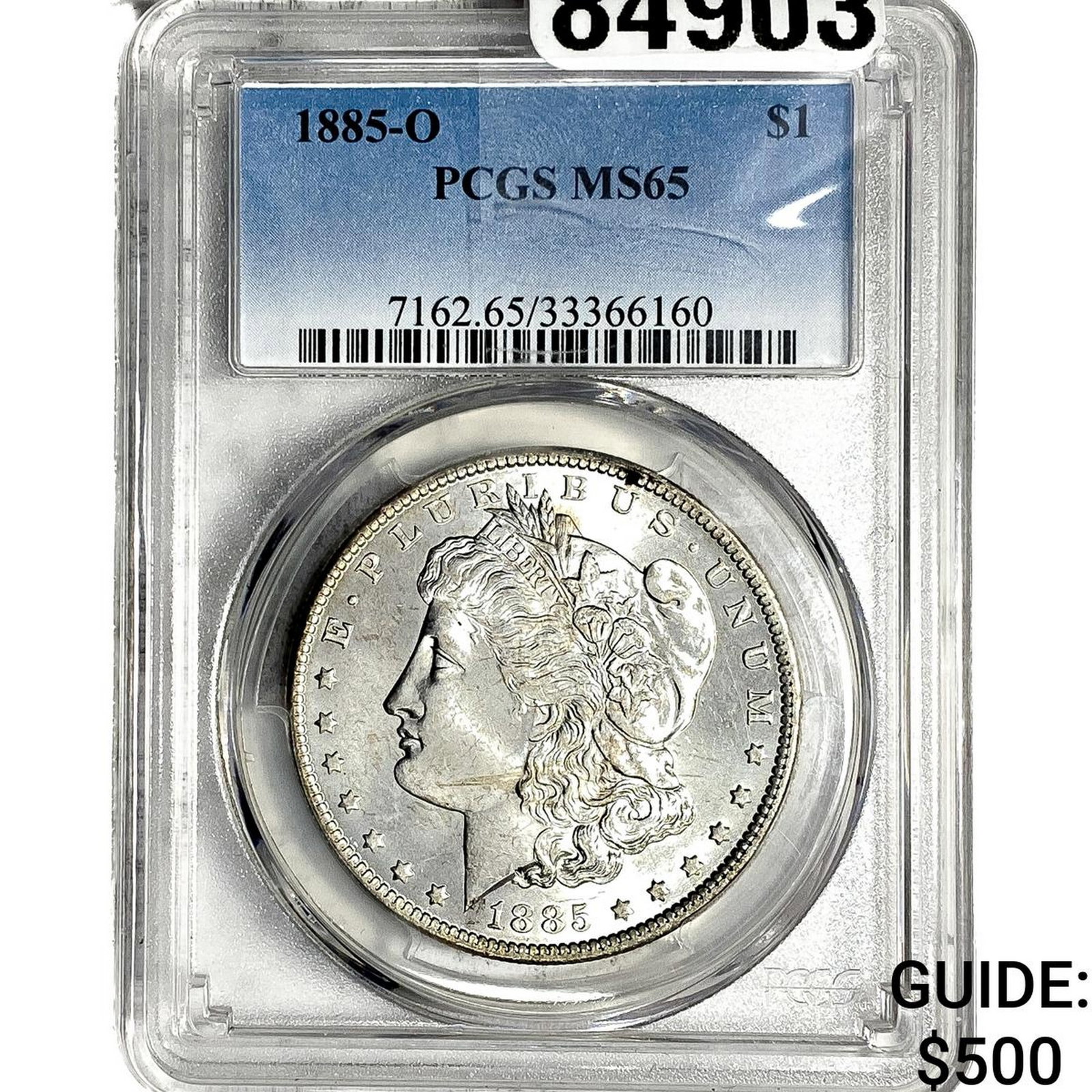 1885-O Morgan Silver Dollar PCGS MS65 (1 of 2)