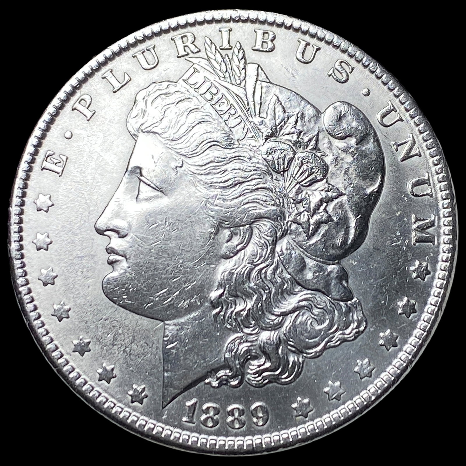1889 Morgan Silver Dollar CLOSELY UNCIRCULATED: 1889 Morgan Silver Dollar CLOSELY UNCIRCULATED