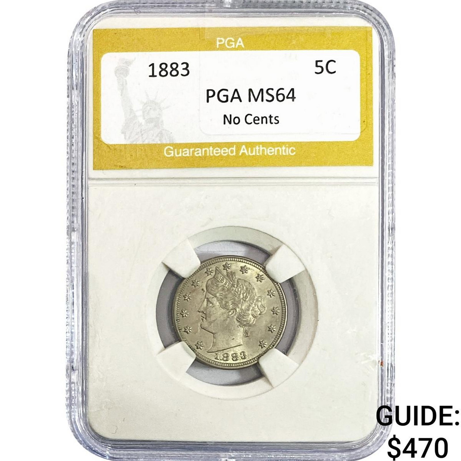 1883 Liberty Victory Nickel PGA MS64 No Cents (1 of 2)