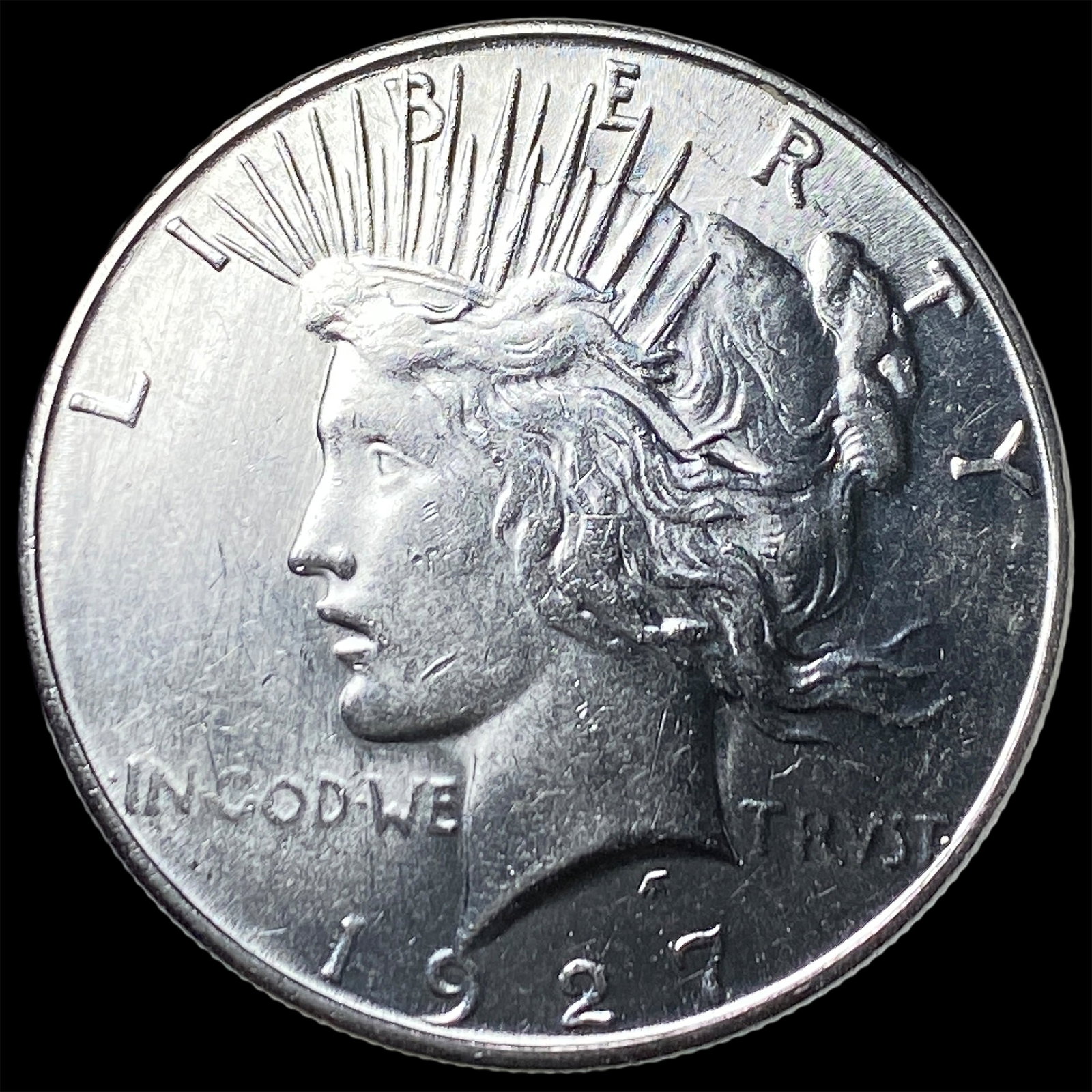 1927-S Silver Peace Dollar UNCIRCULATED: 1927-S Silver Peace Dollar UNCIRCULATED