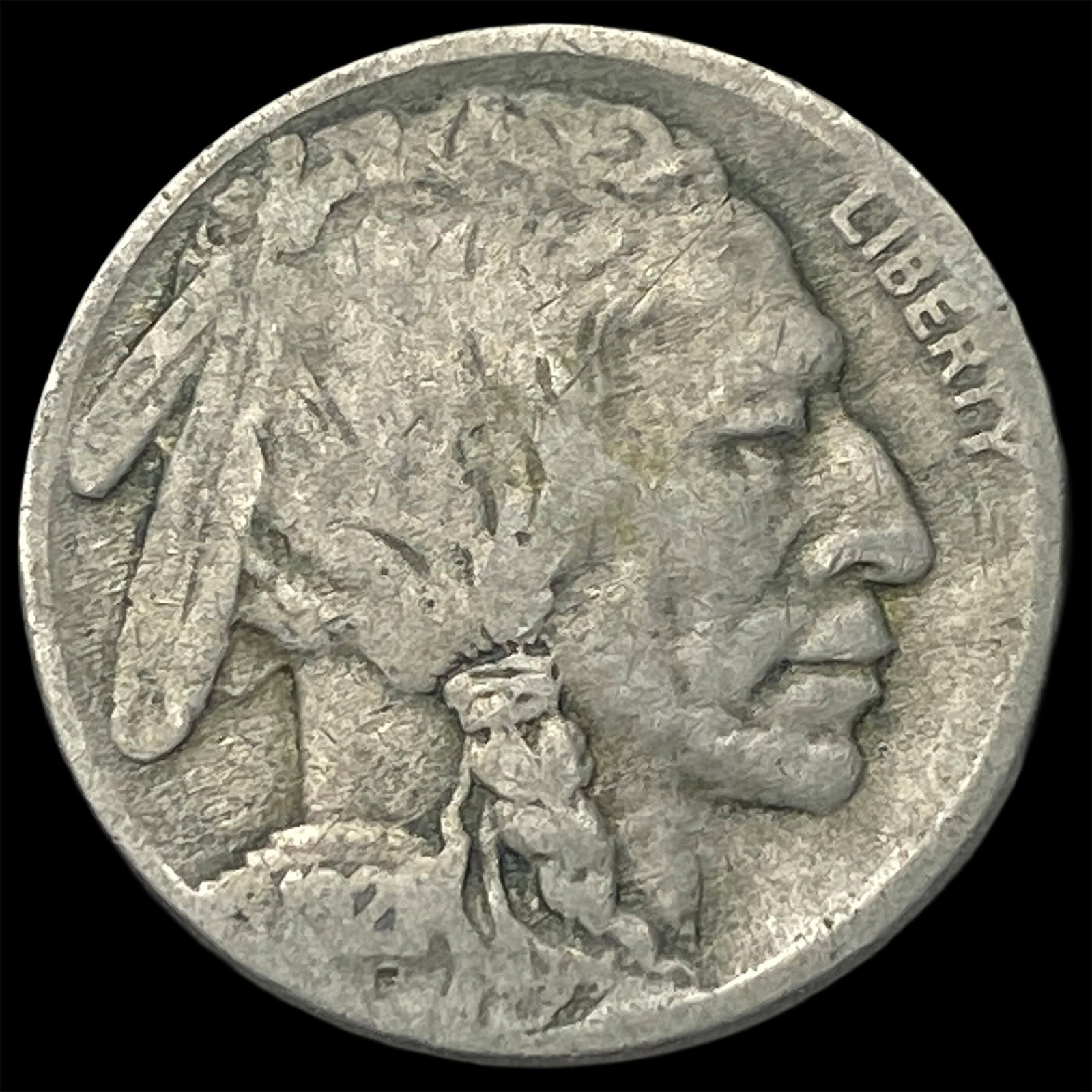 Buffalo Nickel 1913-S Type 2 5Â¢ LIGHTLY CIRCULATED (1 of 2)
