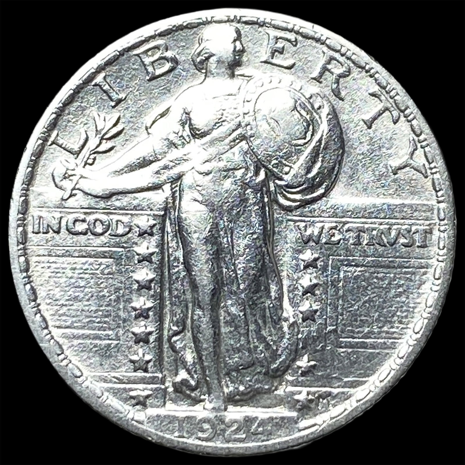 1924 Standing Liberty Quarter CLOSELY UNCIRCULATED (1 of 2)