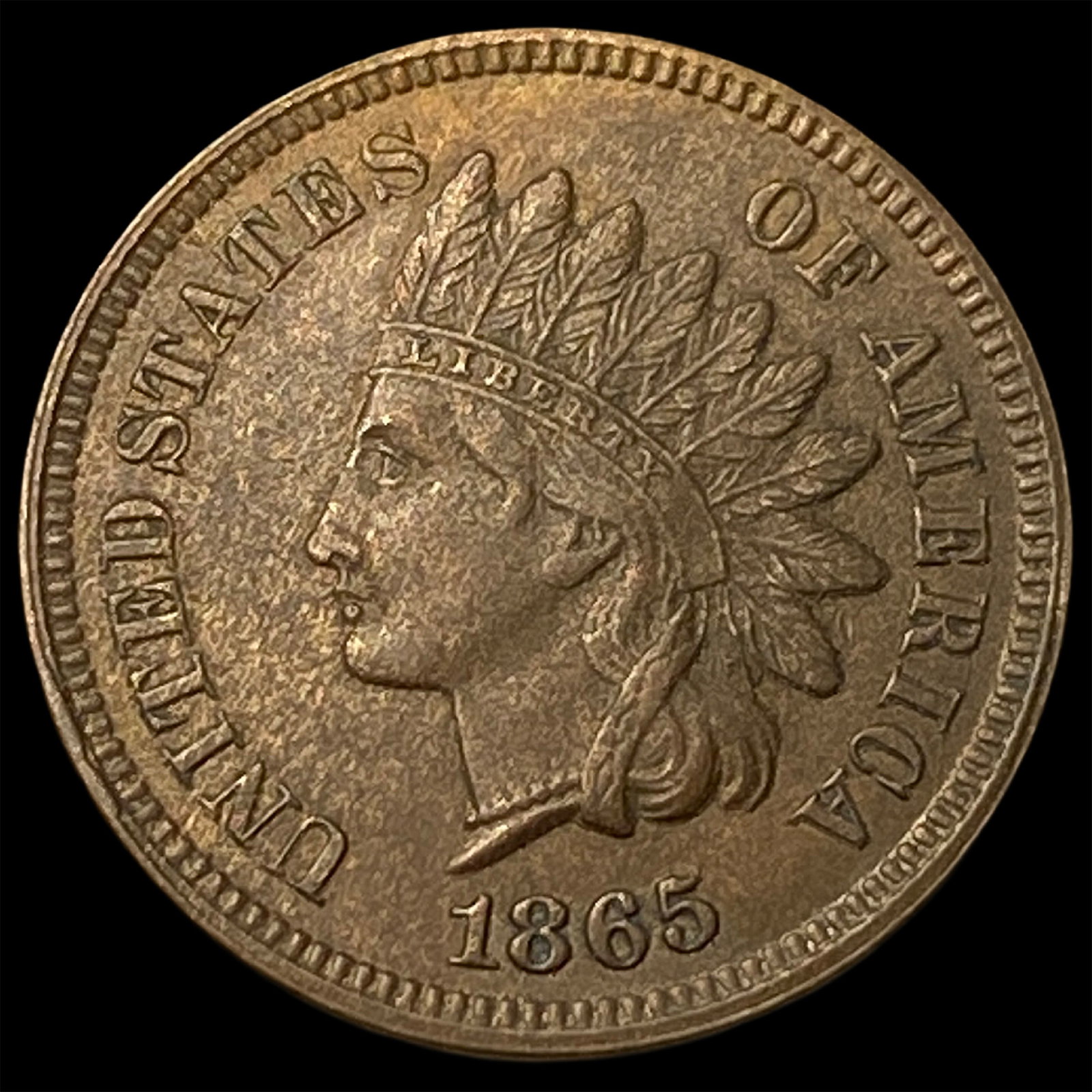1865 Indian Head Cent UNCIRCULATED (1 of 2)
