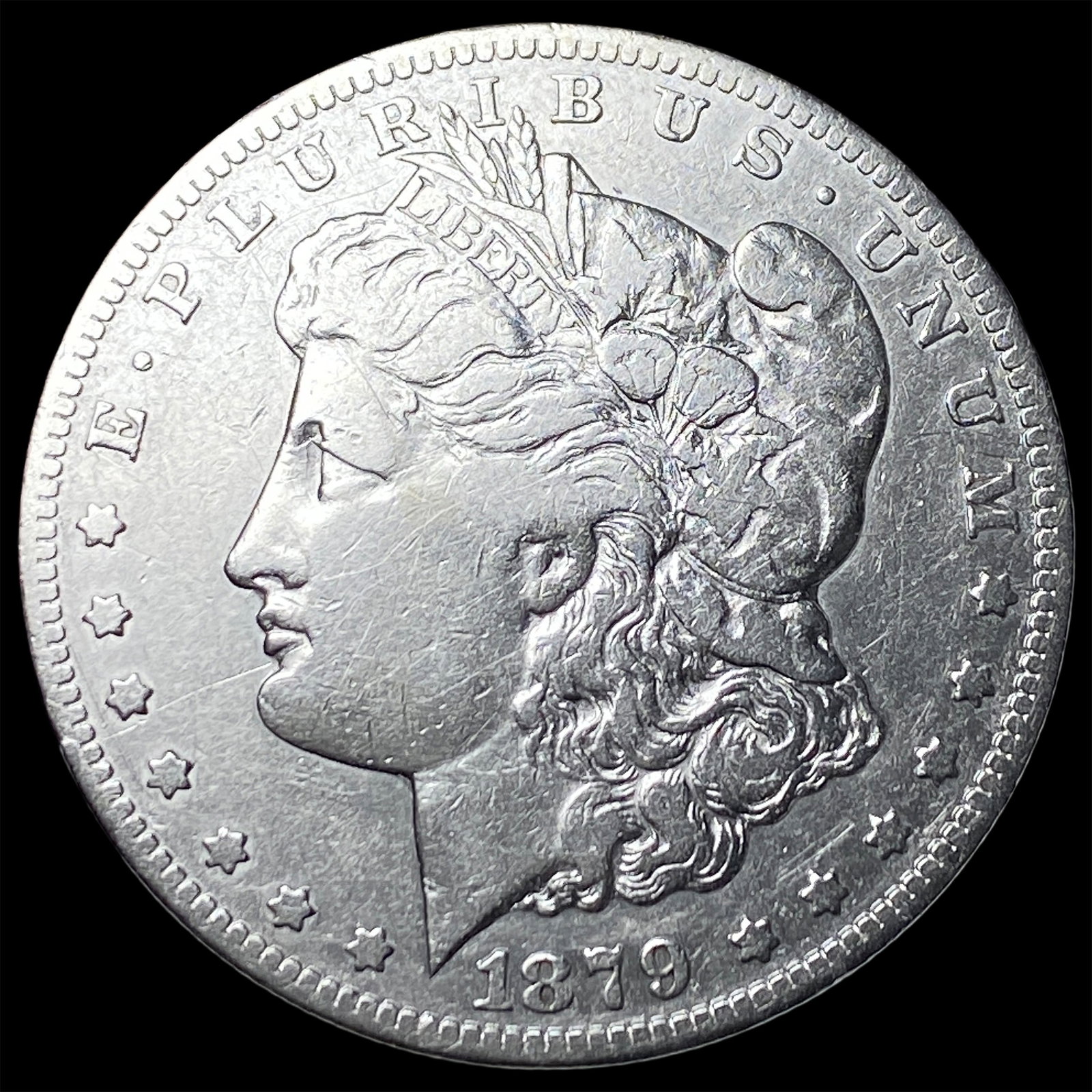 1879-CC Silver Morgan Dollar NEARLY UNCIRCULATED (1 of 2)