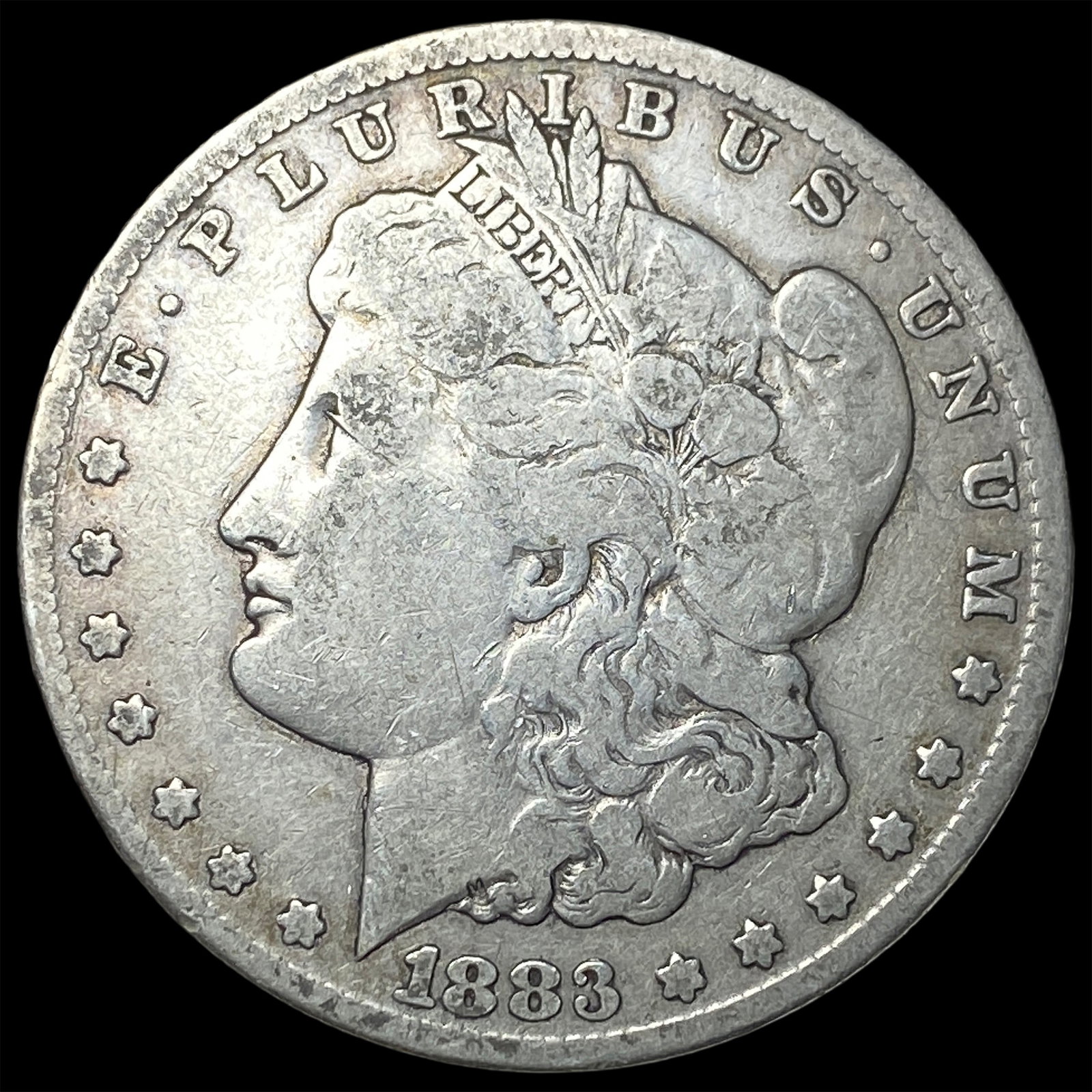 1883-CC Silver Morgan Dollar LIGHTLY CIRCULATED: 1883-CC Silver Morgan Dollar LIGHTLY CIRCULATED