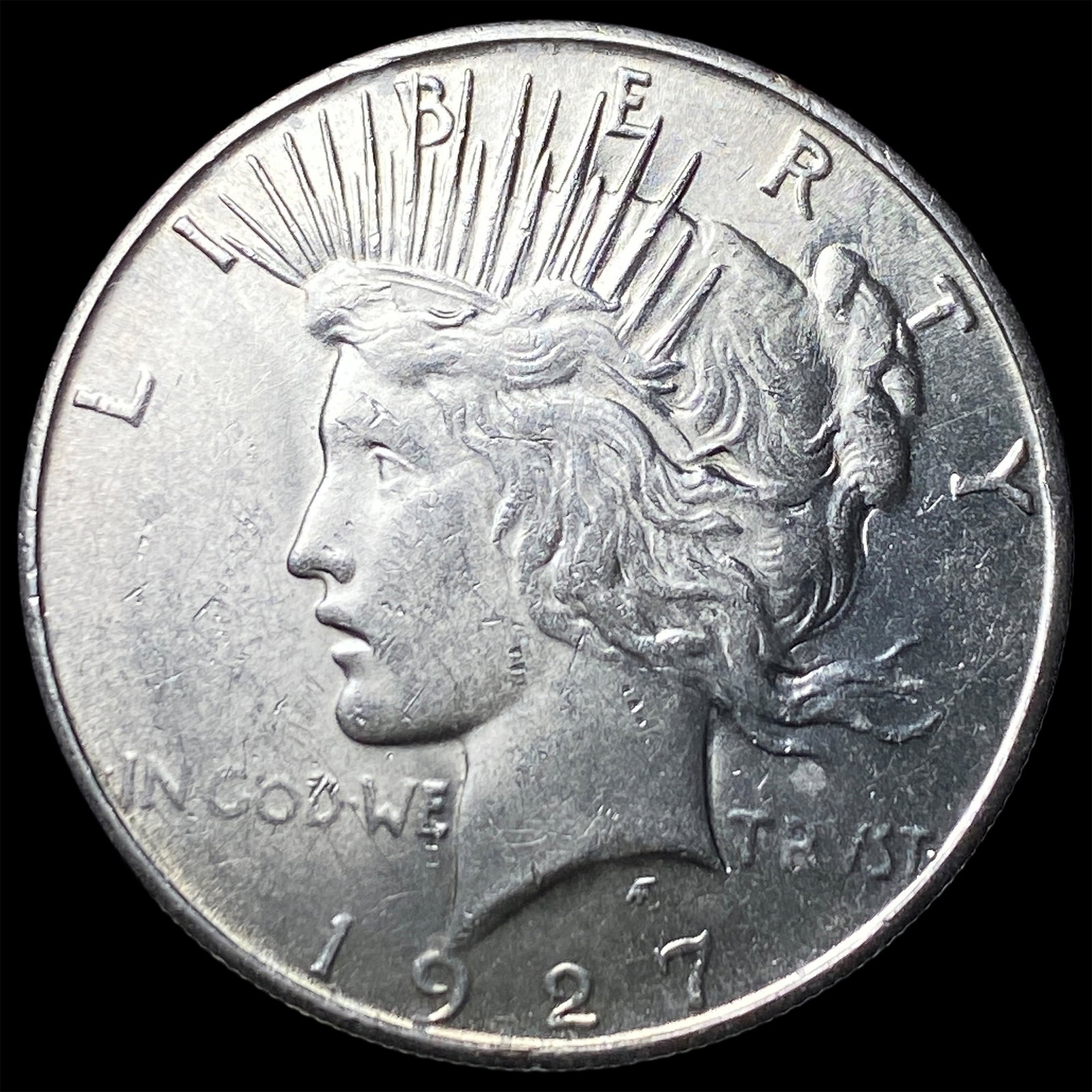 1927 Silver Peace Dollar CHOICE AU (1 of 2)