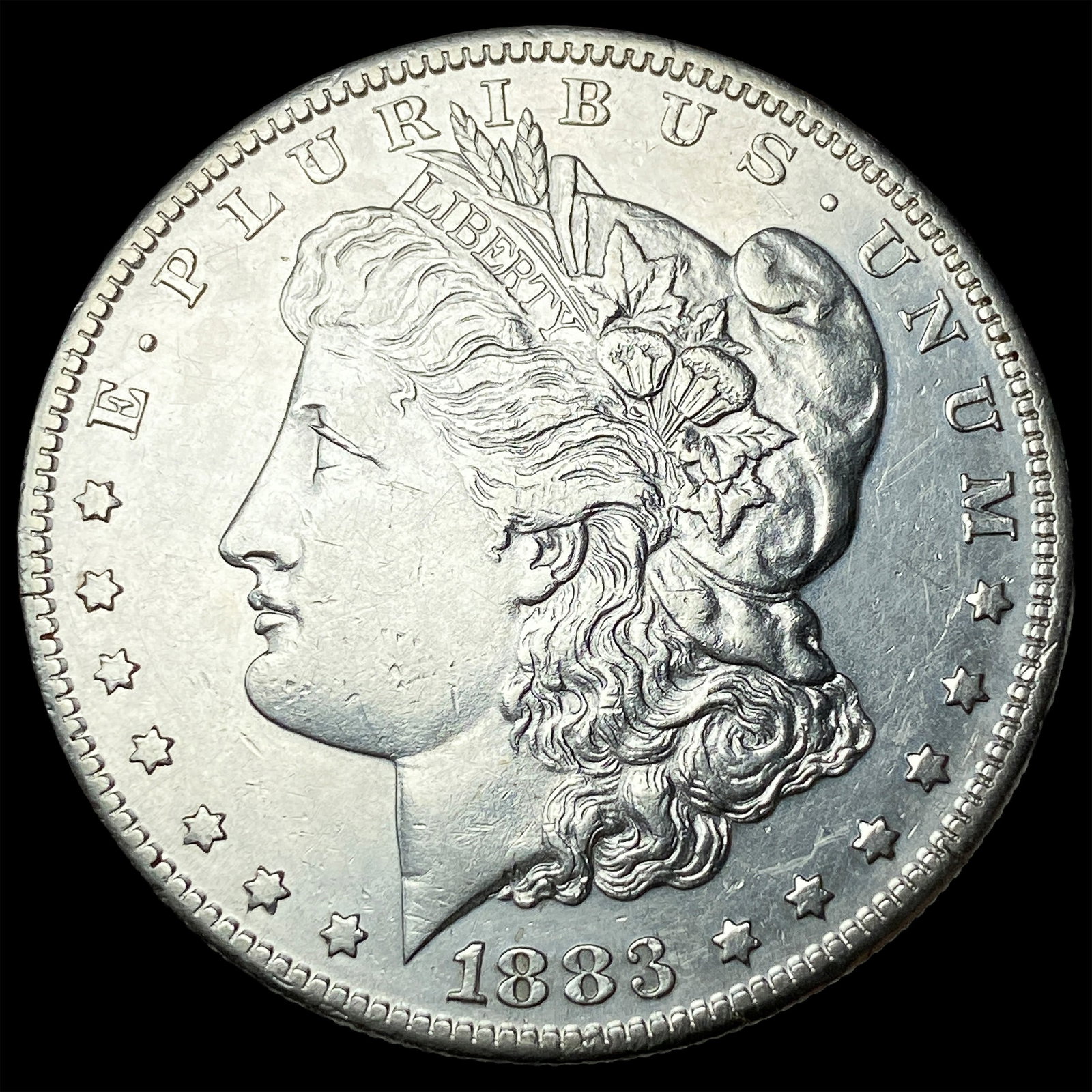 1883-S Silver Morgan Dollar CLOSELY UNCIRCULATED (1 of 2)