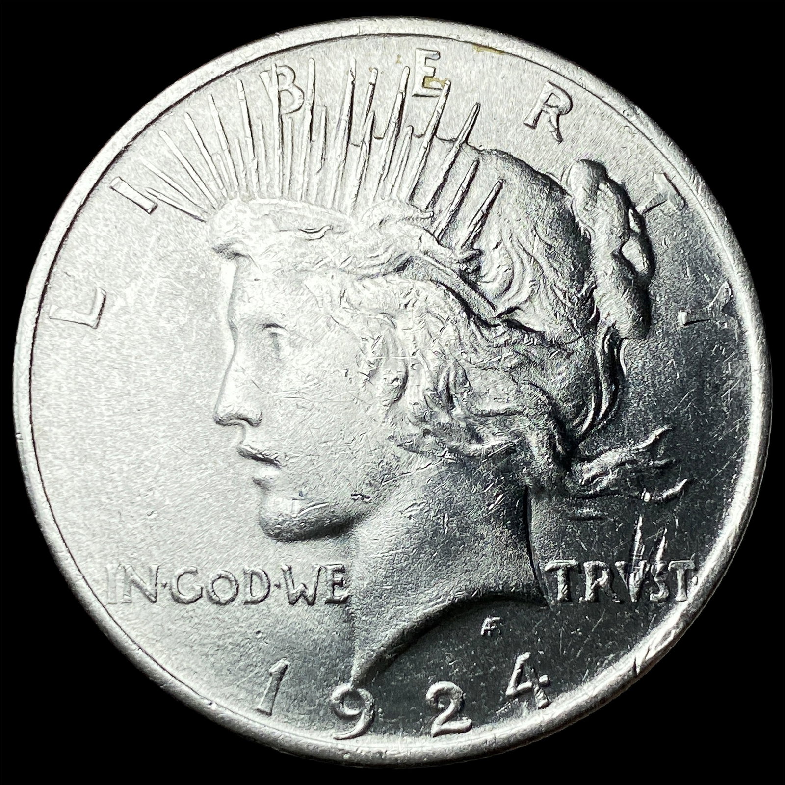 1924 Silver Peace Dollar UNCIRCULATED: 1924 Silver Peace Dollar UNCIRCULATED