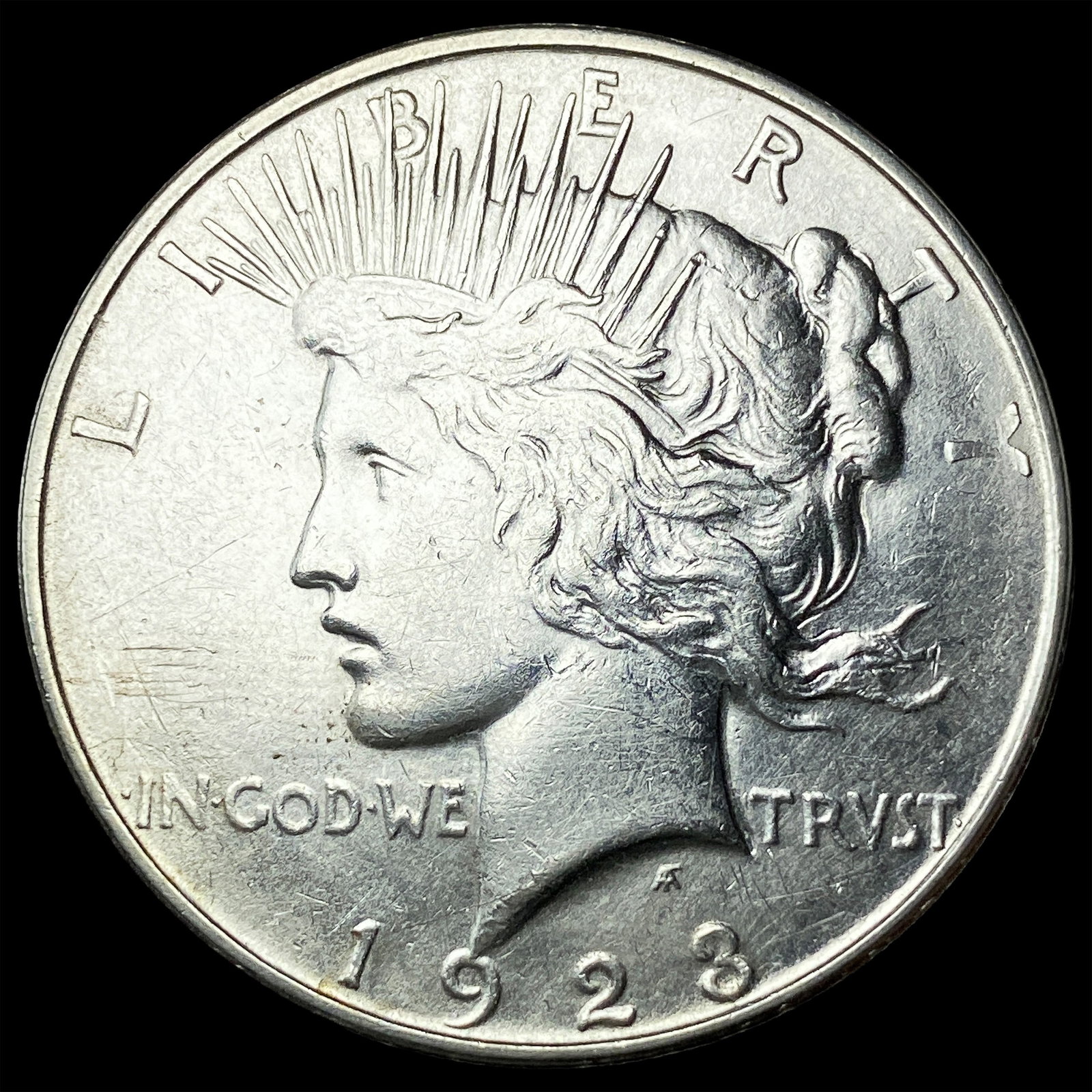 1923-D Silver Peace Dollar CLOSELY UNCIRCULATED: 1923-D Silver Peace Dollar CLOSELY UNCIRCULATED