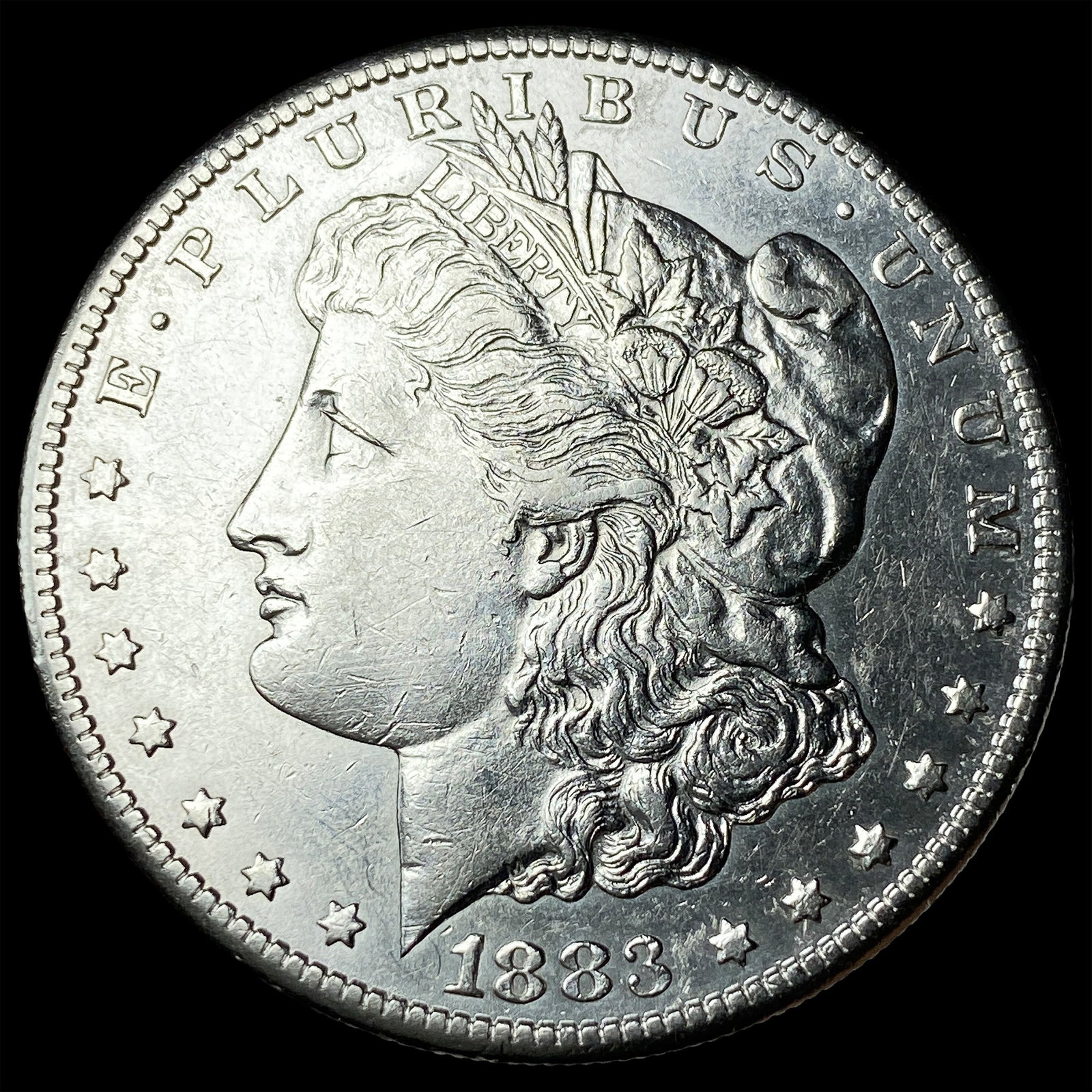 1883-S Silver Morgan Dollar CLOSELY UNCIRCULATED: 1883-S Silver Morgan Dollar CLOSELY UNCIRCULATED