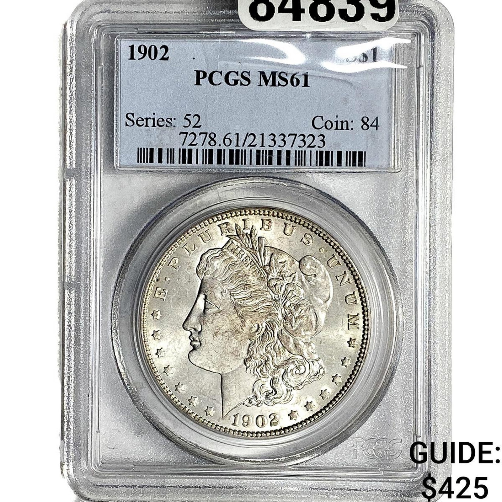 1902 Morgan Silver Dollar PCGS MS61 (1 of 2)